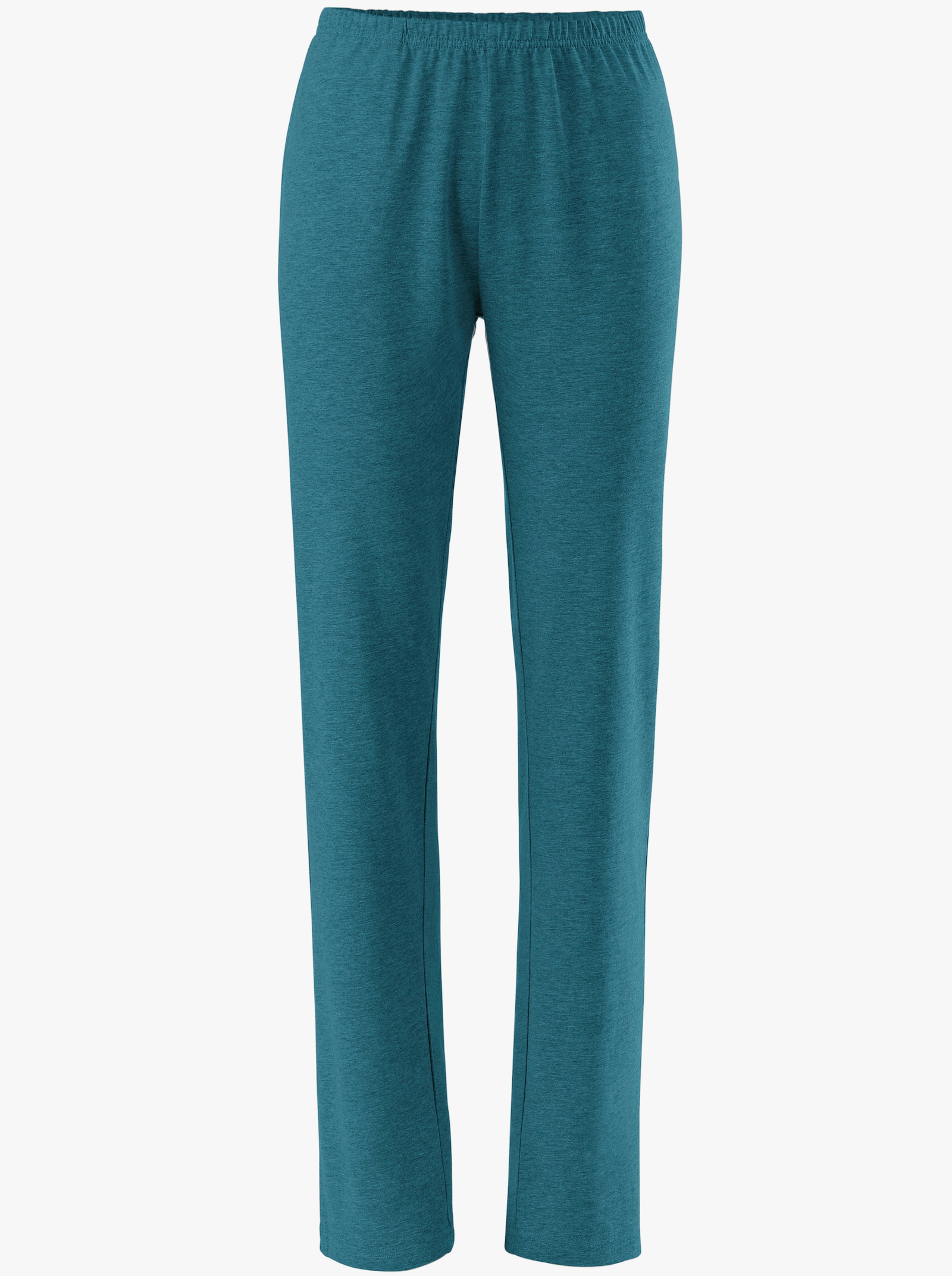 Freizeithose mit Rundum-Dehnbund - petrol + taupe