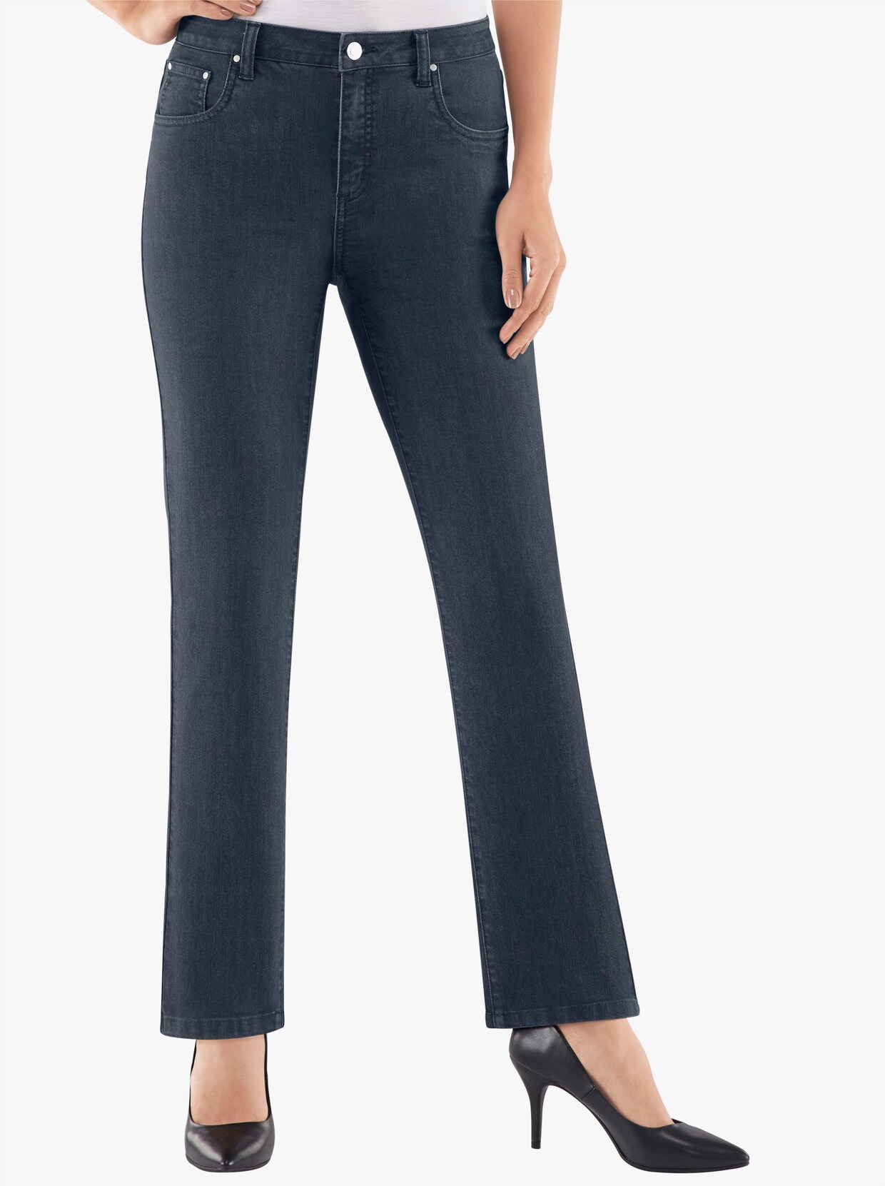 5-pocketbroek - jeansblauw