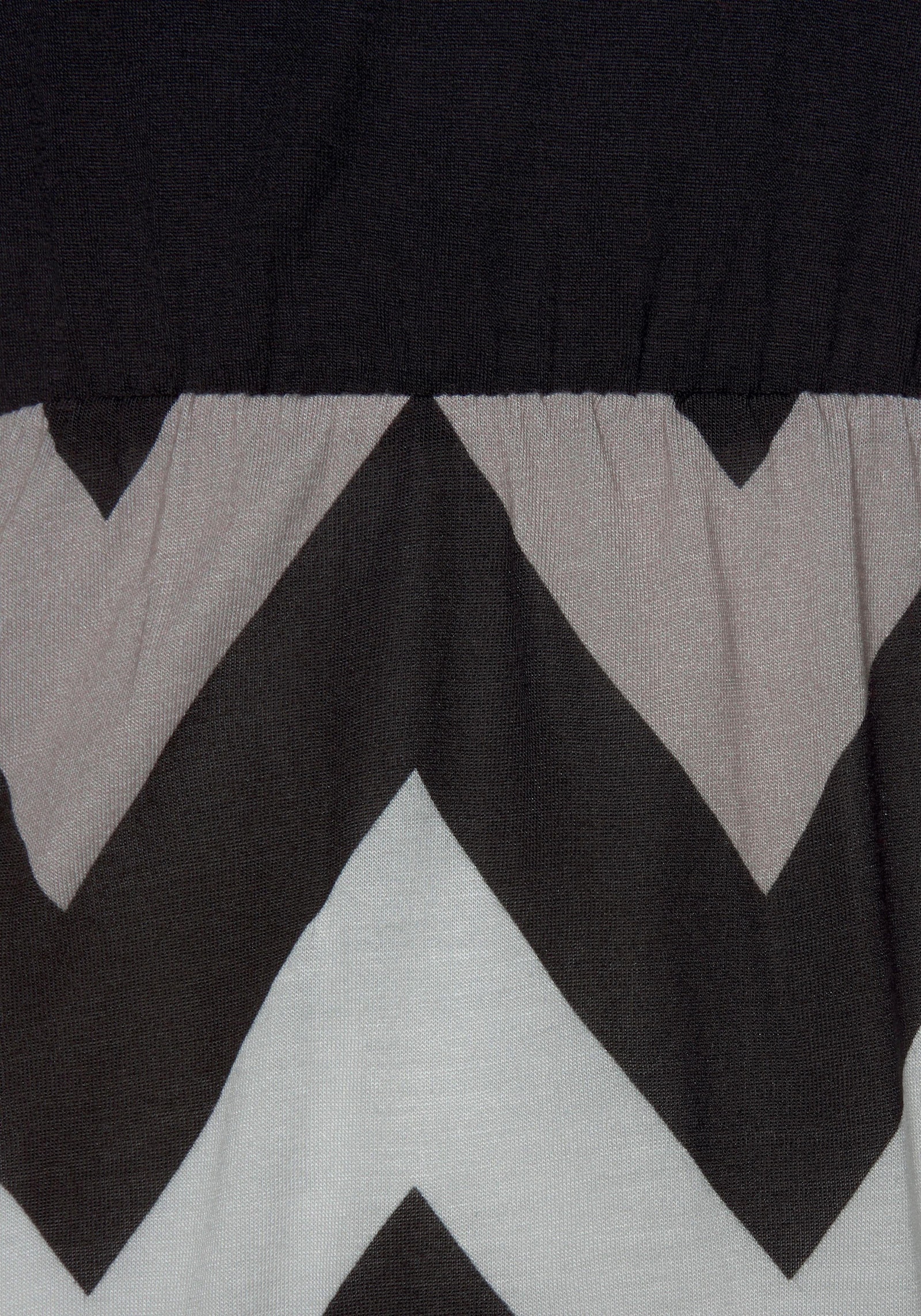 LASCANA Maxi-jurk - zwart/roze/crème/taupe