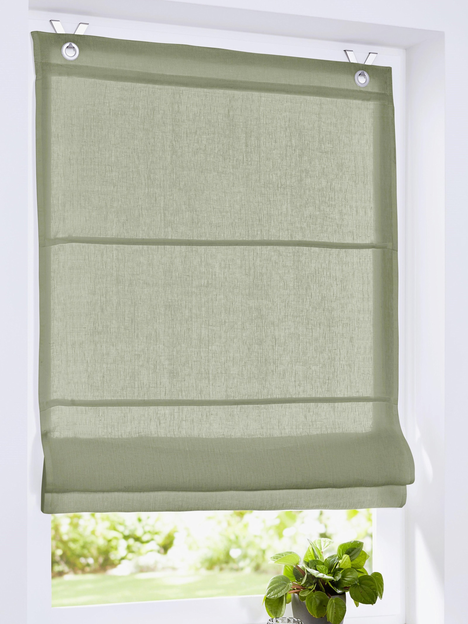 heine home Raffrollo - oliv