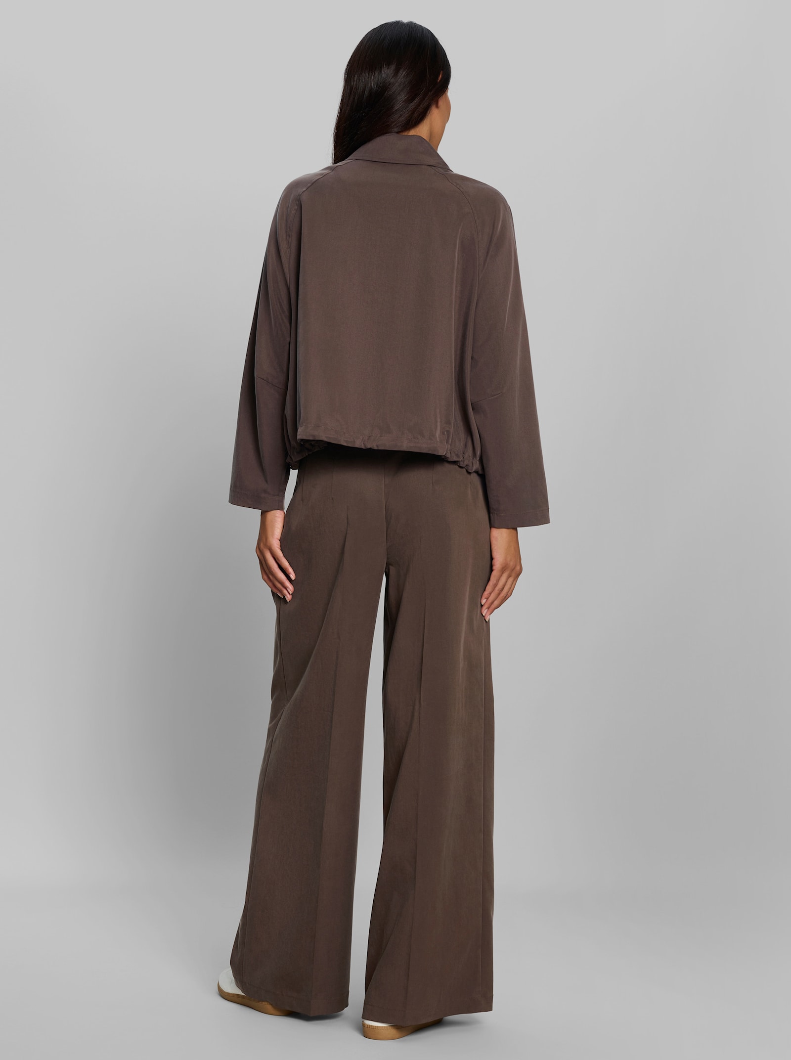 heine Hosenanzug in Twill-Qualität - schoko