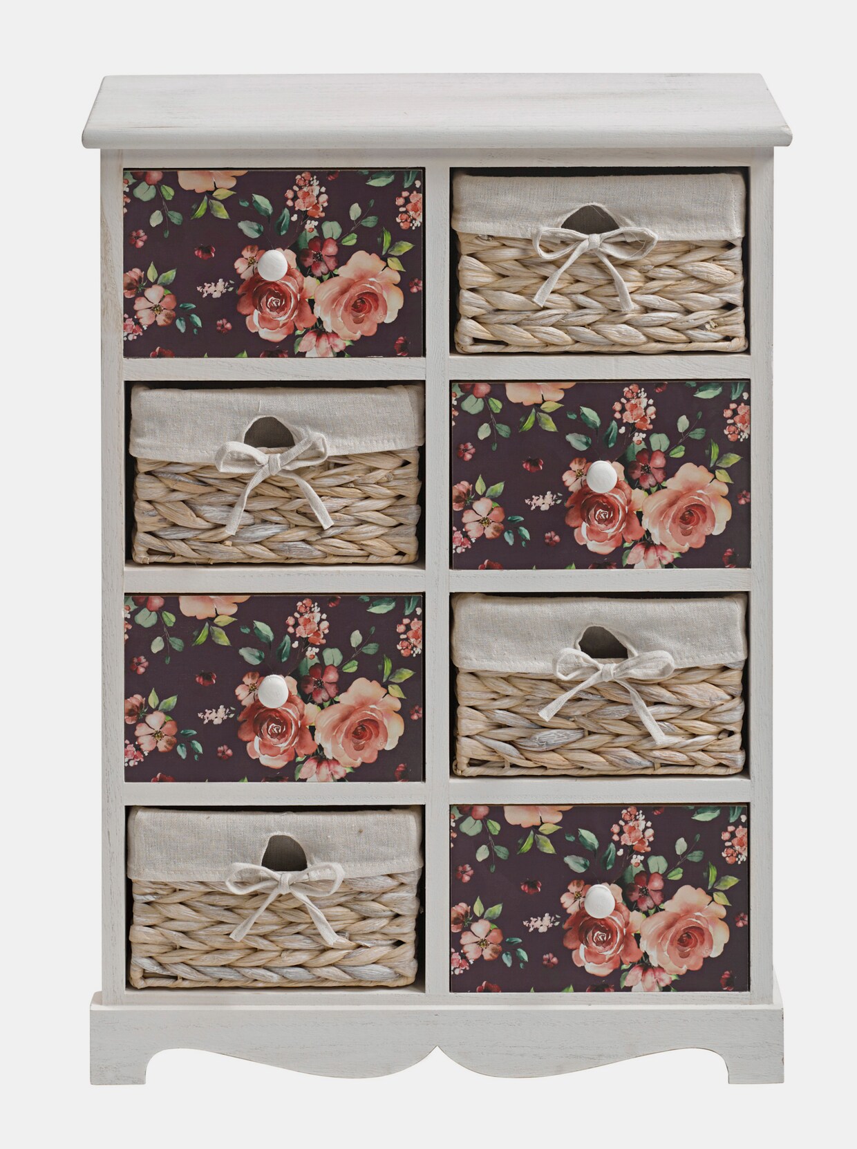 heine home Commode - wit/aubergine