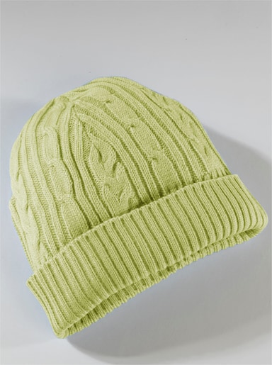 Strickmütze - lindgrün
