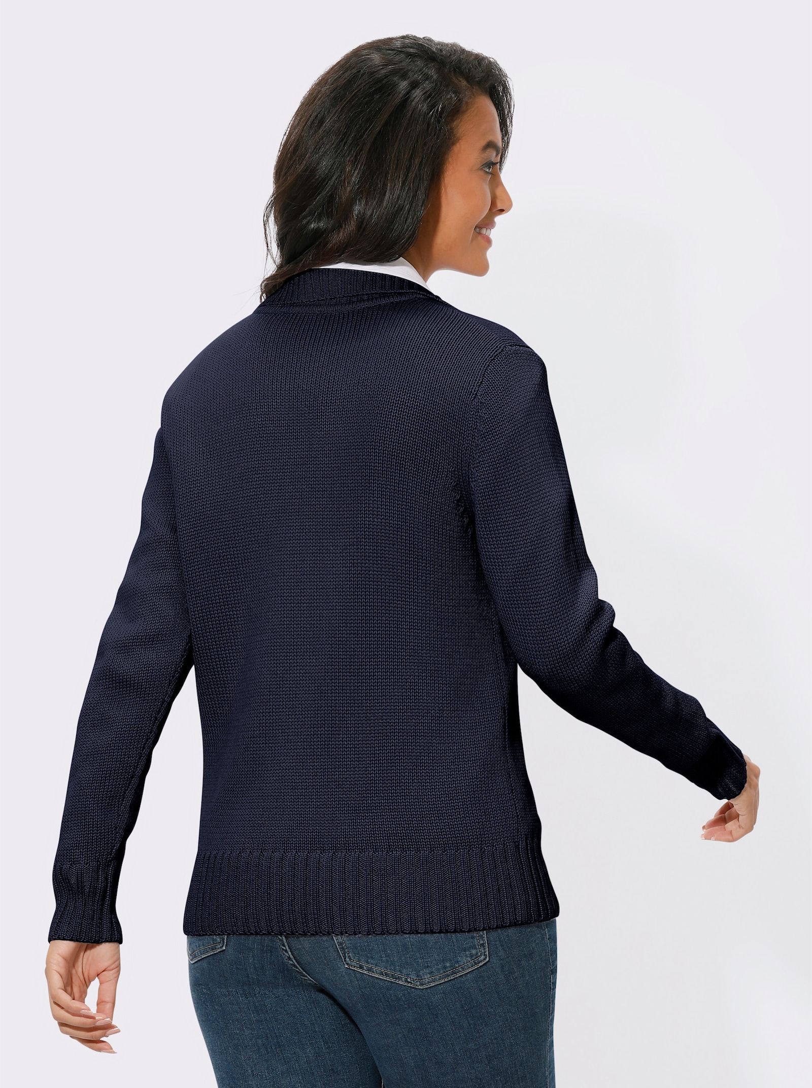 Vest met 2-wegritssluiting - marine