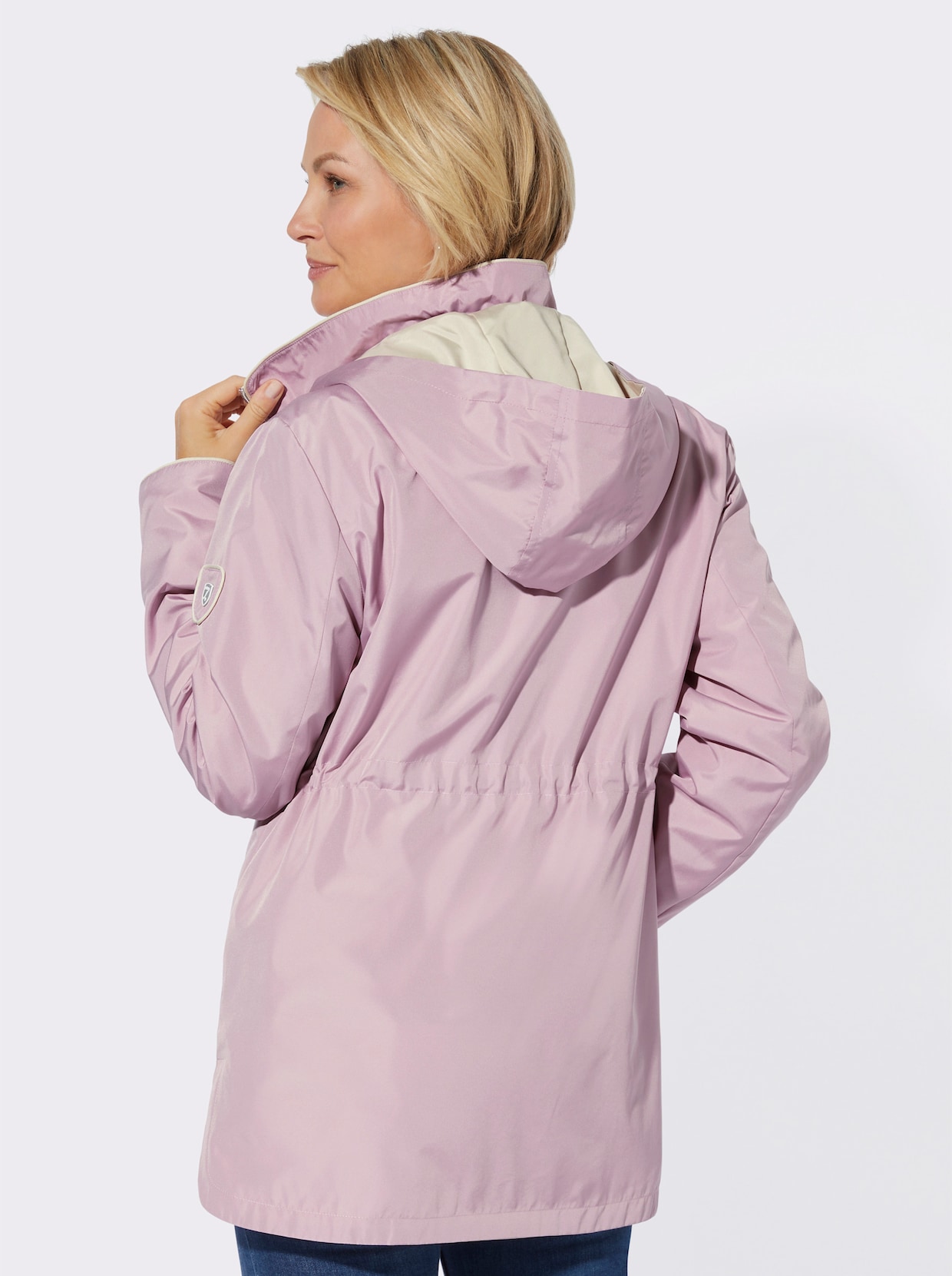 jack met capuchon - mauve