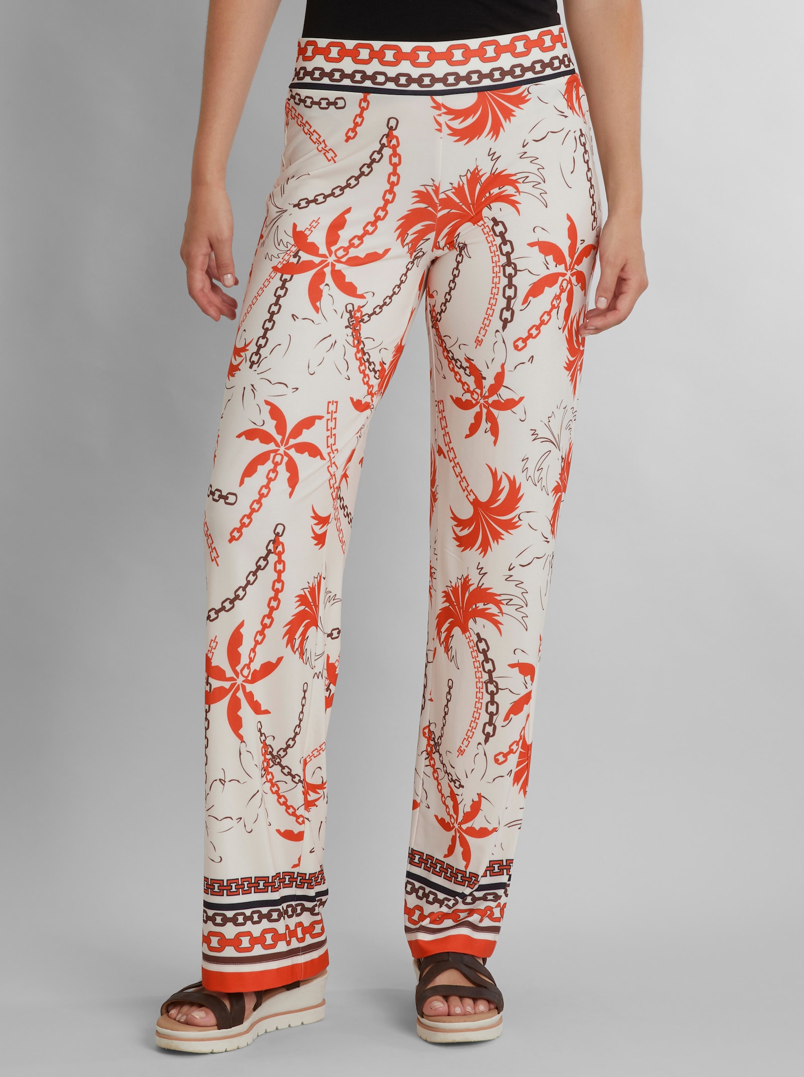 heine Schlupfhose mit Druckdessin - champagner-terra-bedruckt