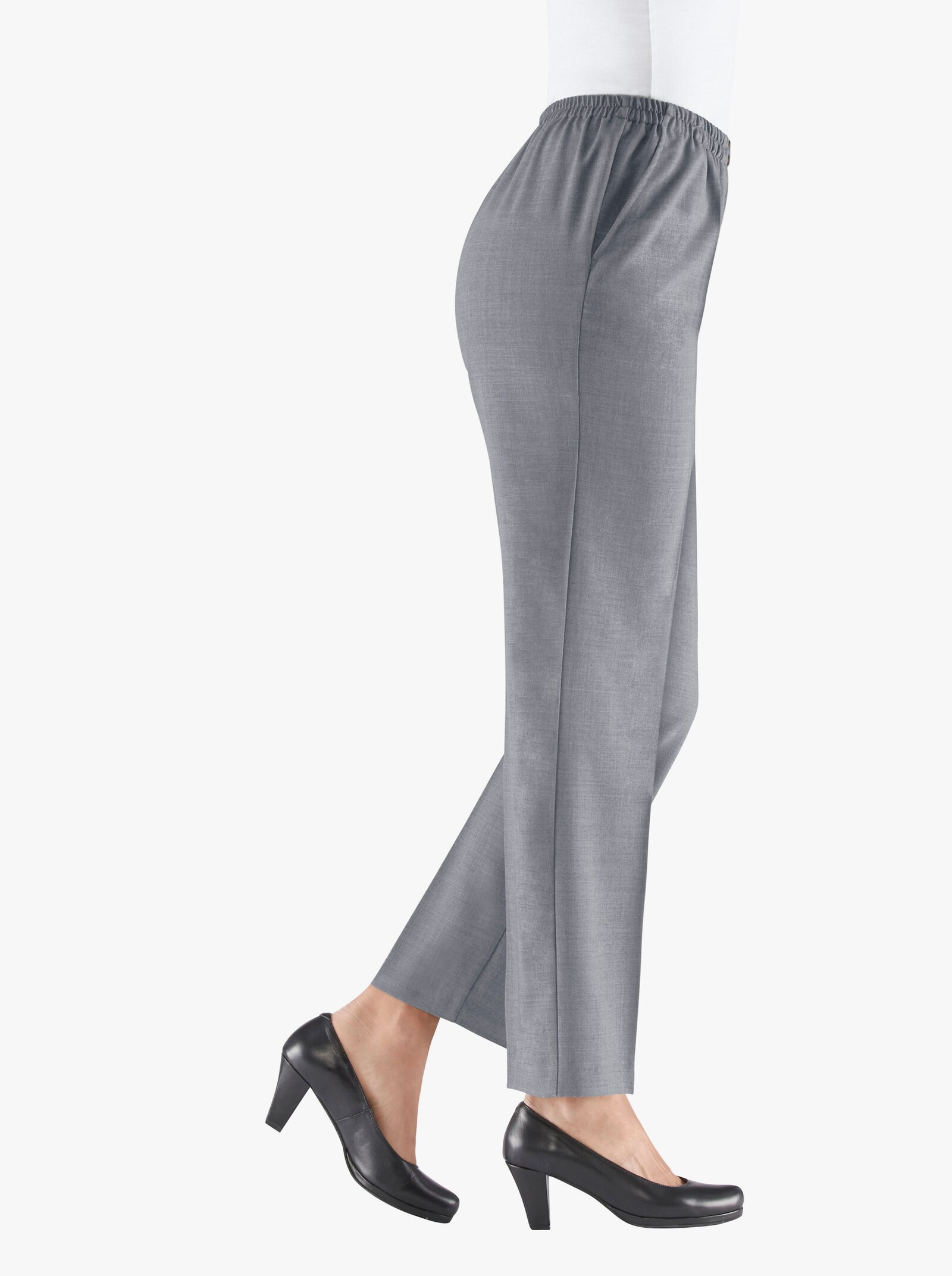 Come on Comfortbroek met veiligheidszakken - zilvergrijs gemêleerd