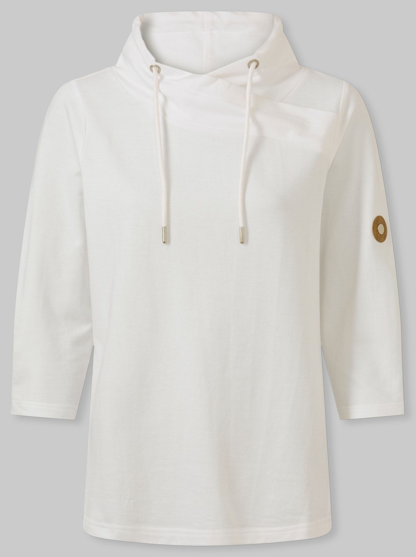 heine Sweatshirt mit Stehkragen - ecru