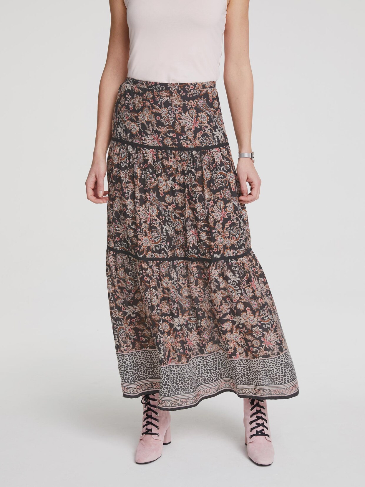 Linea Tesini Druck-Rock - bunt