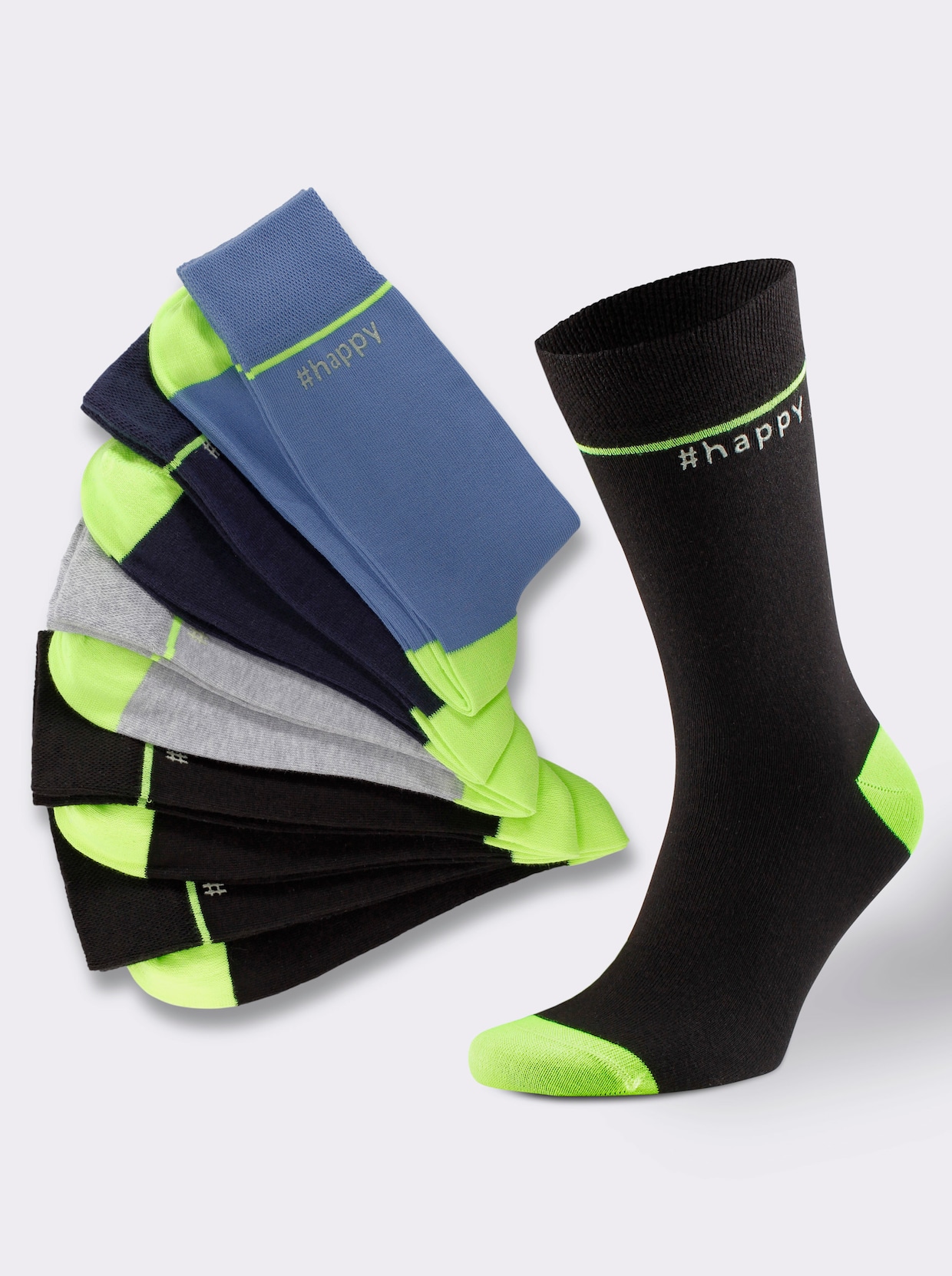 wäschepur Socken - farbig-sortiert