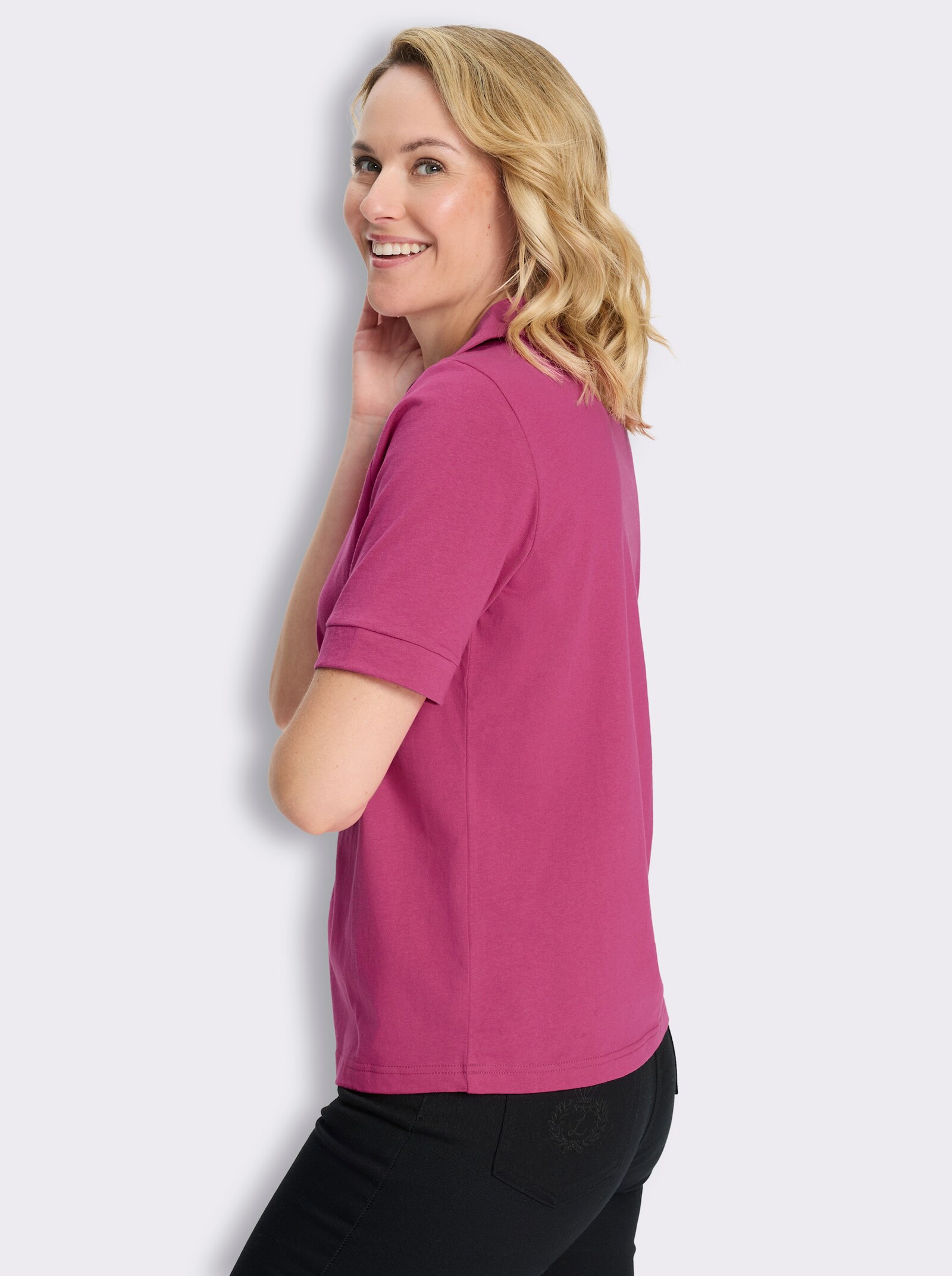 Poloshirt - fuchsia