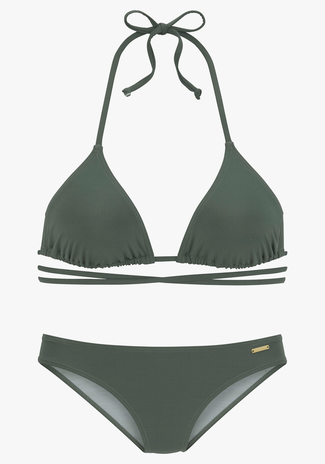 Bruno Banani Triangelbikini - olijf