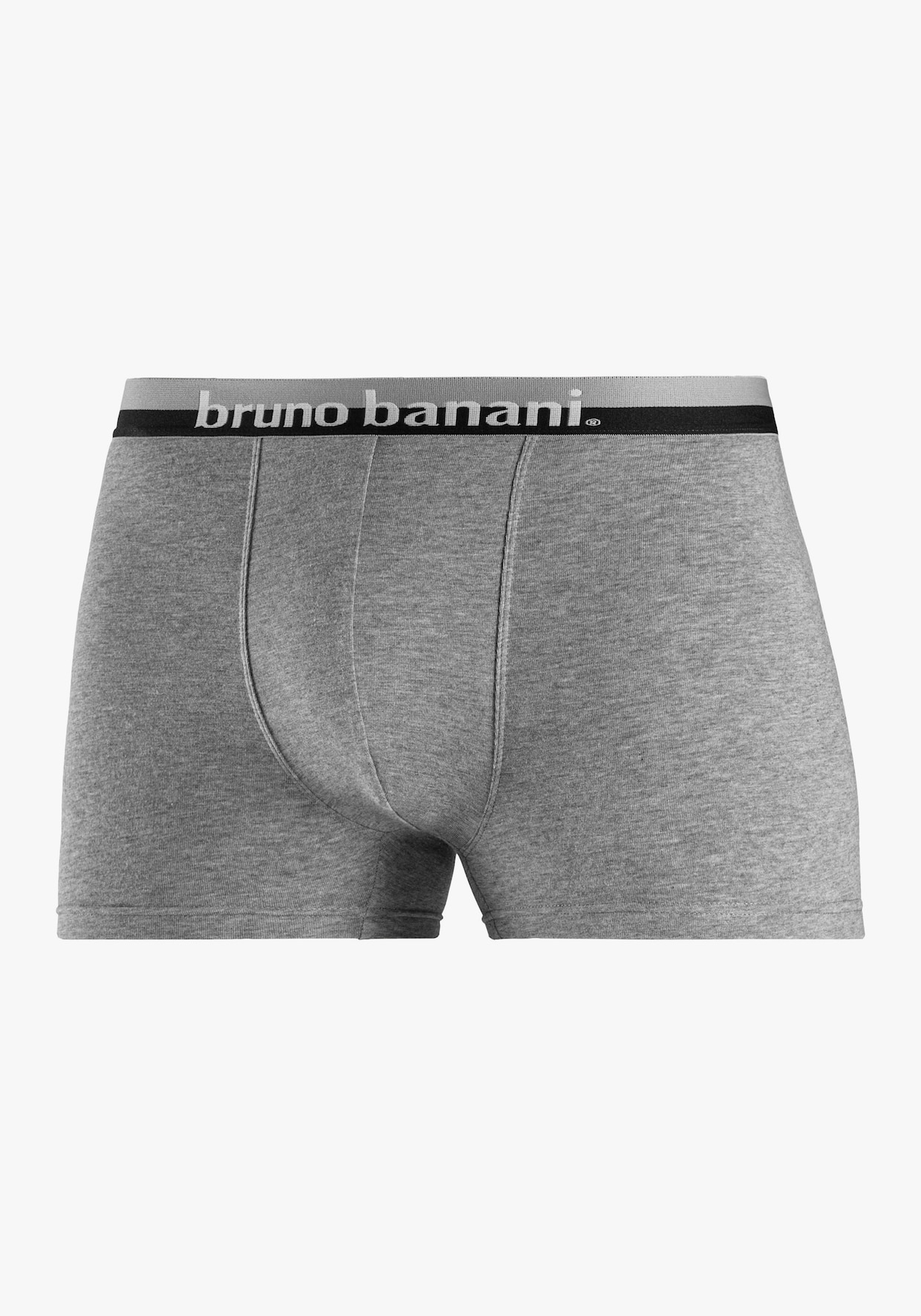 Bruno Banani Boxer - grau-meliert, bordeaux, rot, schwarz