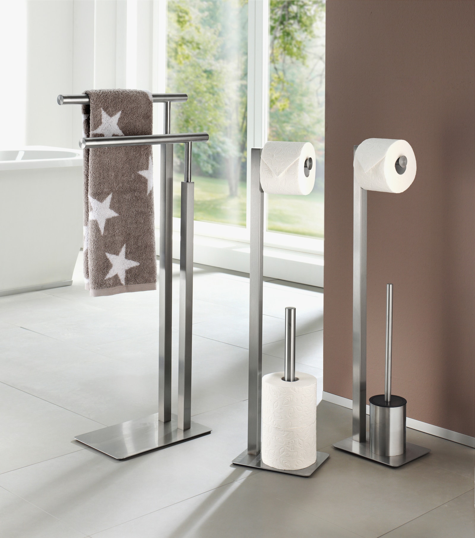 heine home Handtuchständer - edelstahl