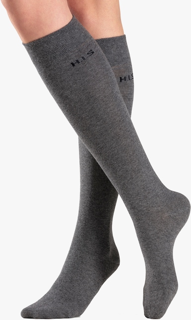 H.I.S Mi-bas - anthracite-gris