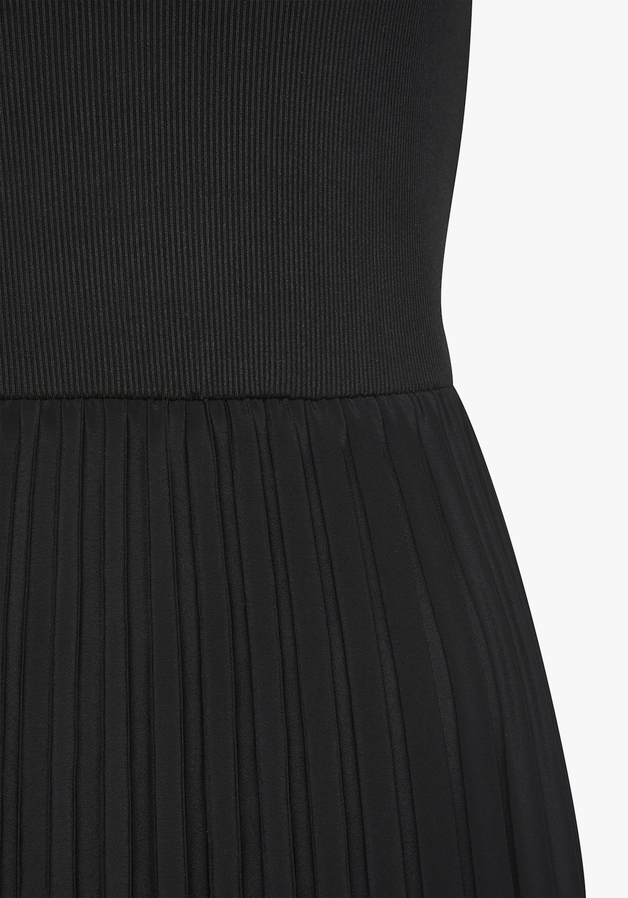 LASCANA Robe mi-longue - noir