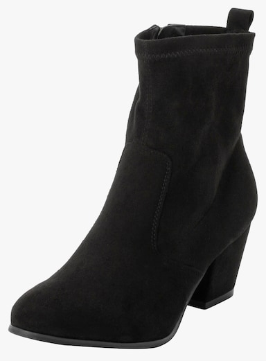 sheego Stiefelette - schwarz