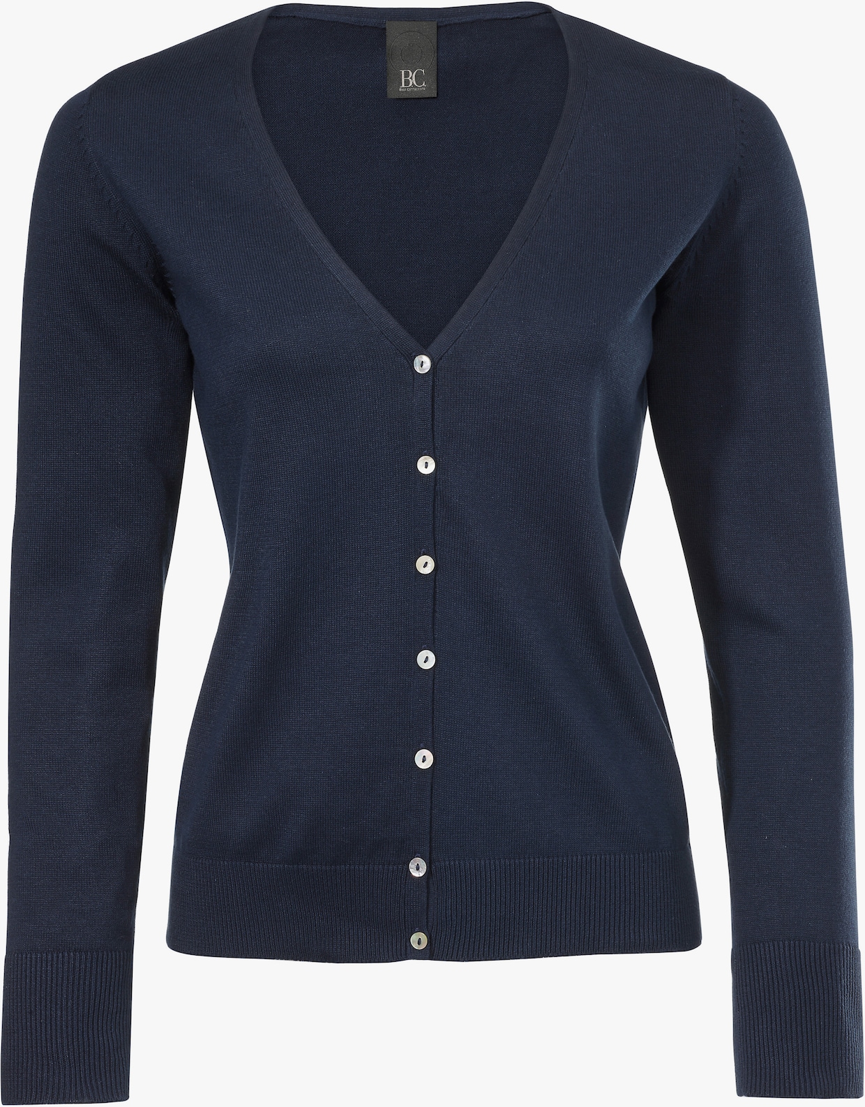 heine Veste en tricot fin - marine