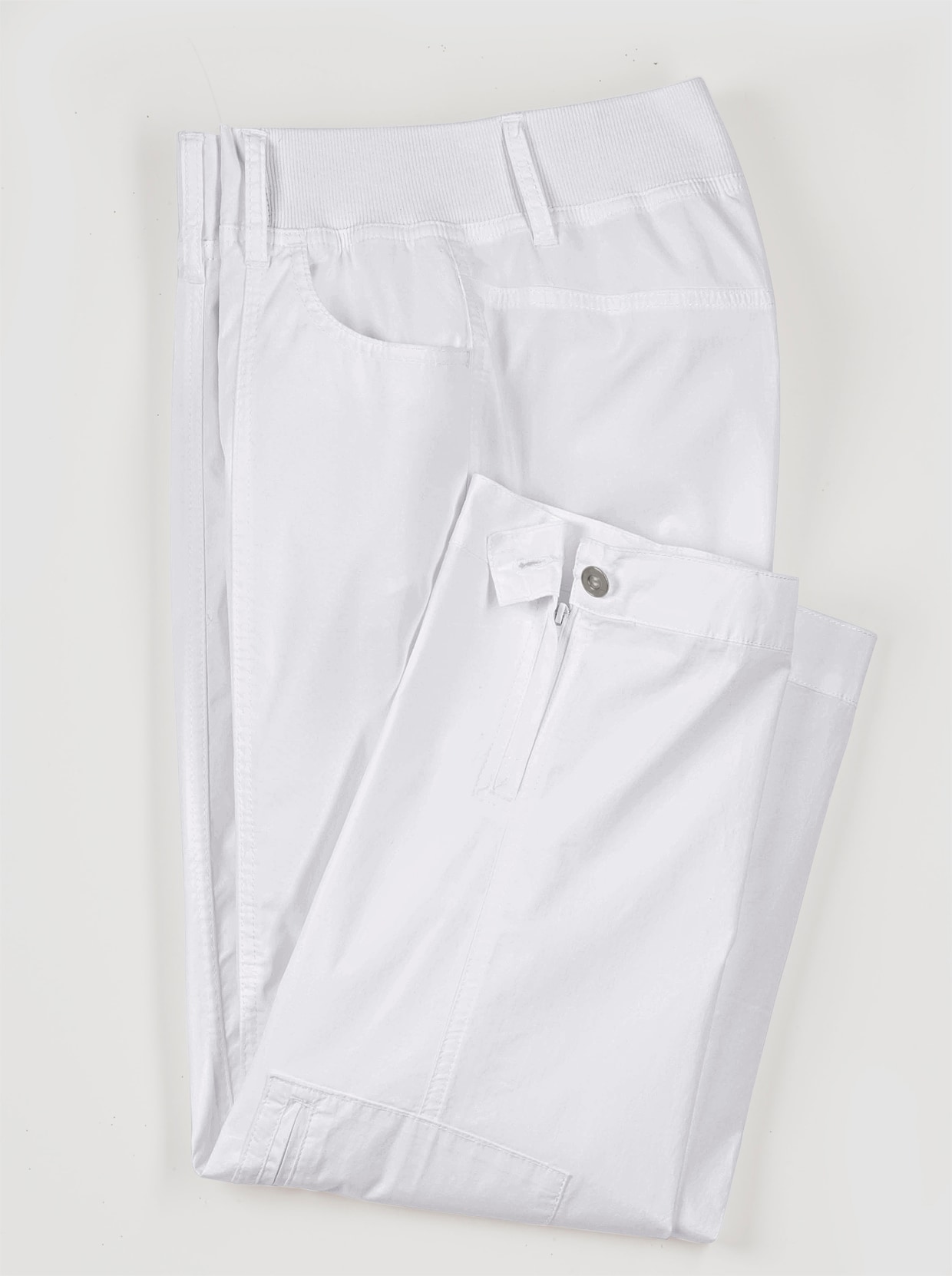 Pantalon extensible - blanc