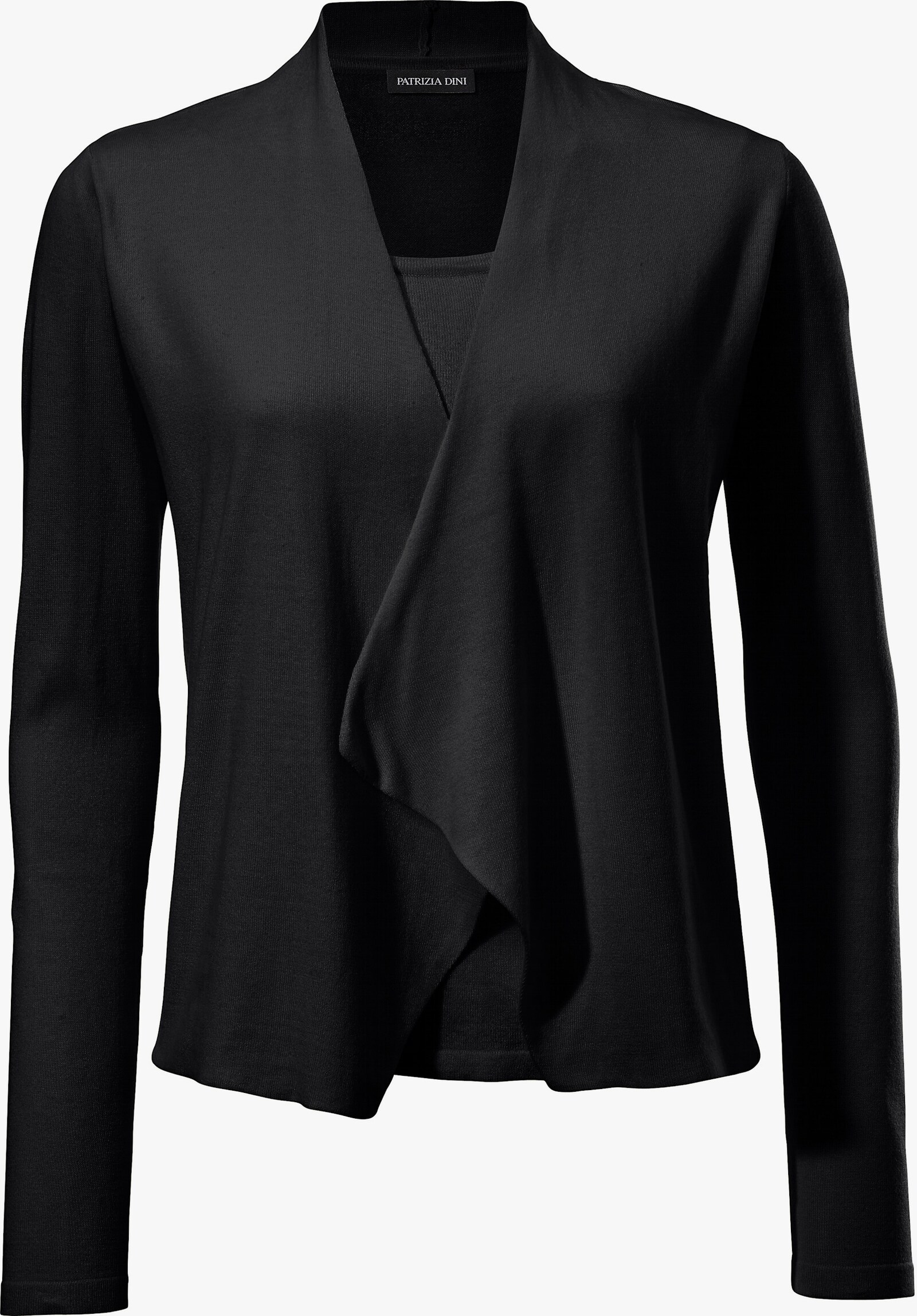 heine Twin-Set aus reiner Baumwolle - schwarz