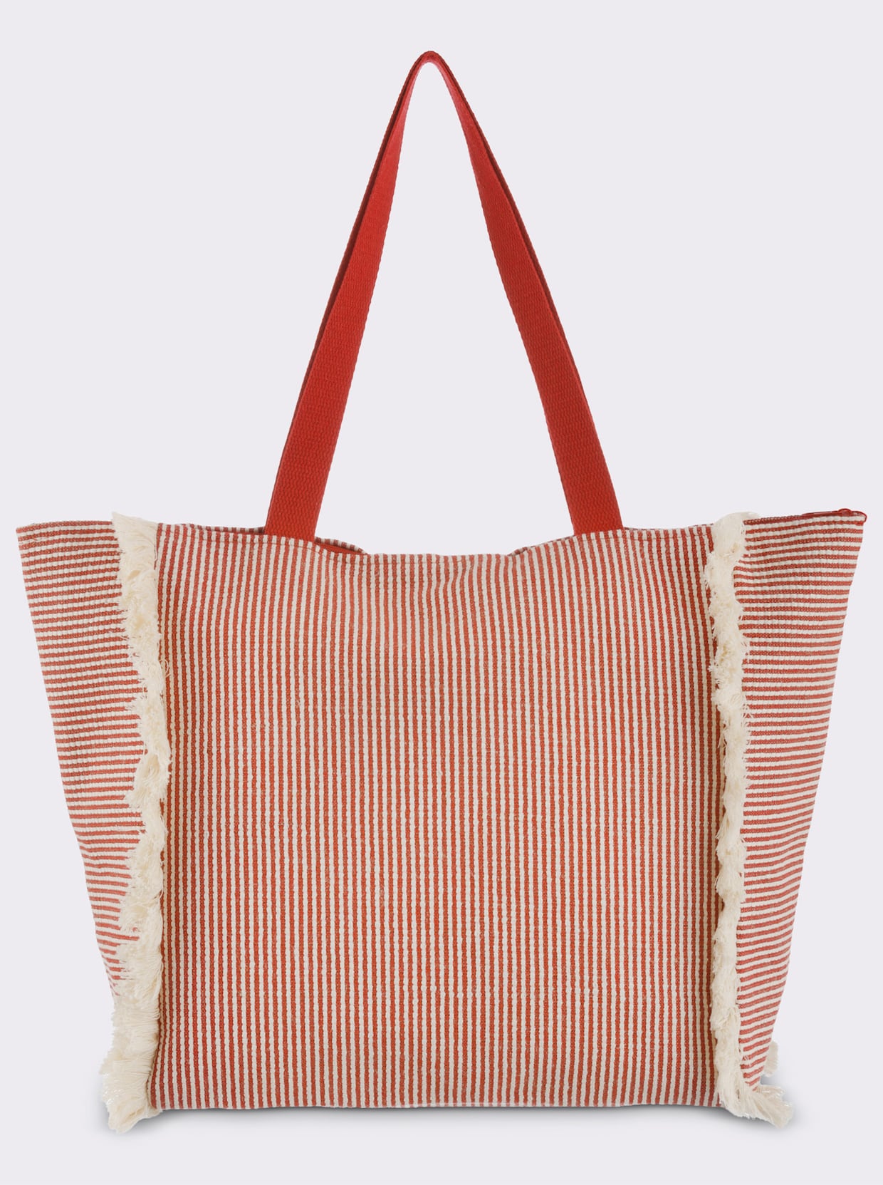 Strandtasche - rot-gestreift