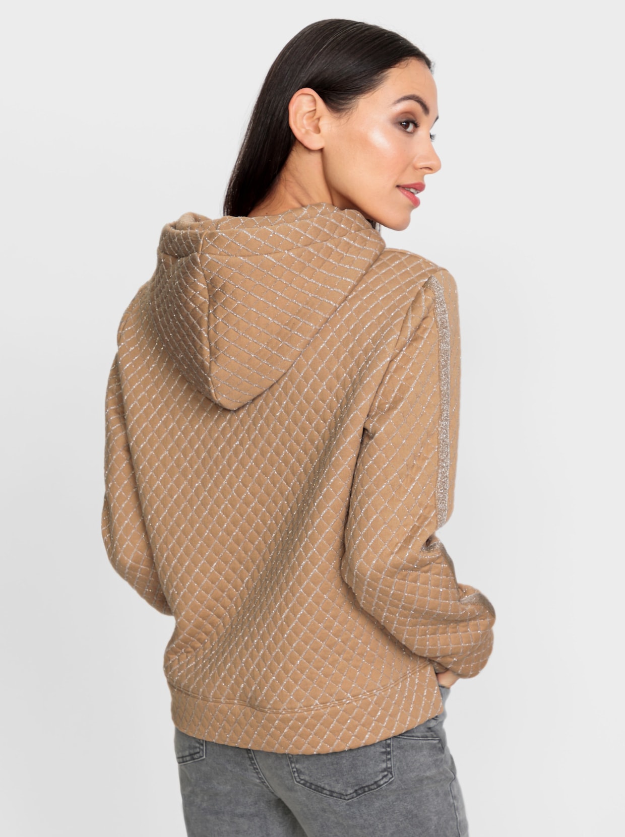 heine Sweatshirt met capuchon - camel