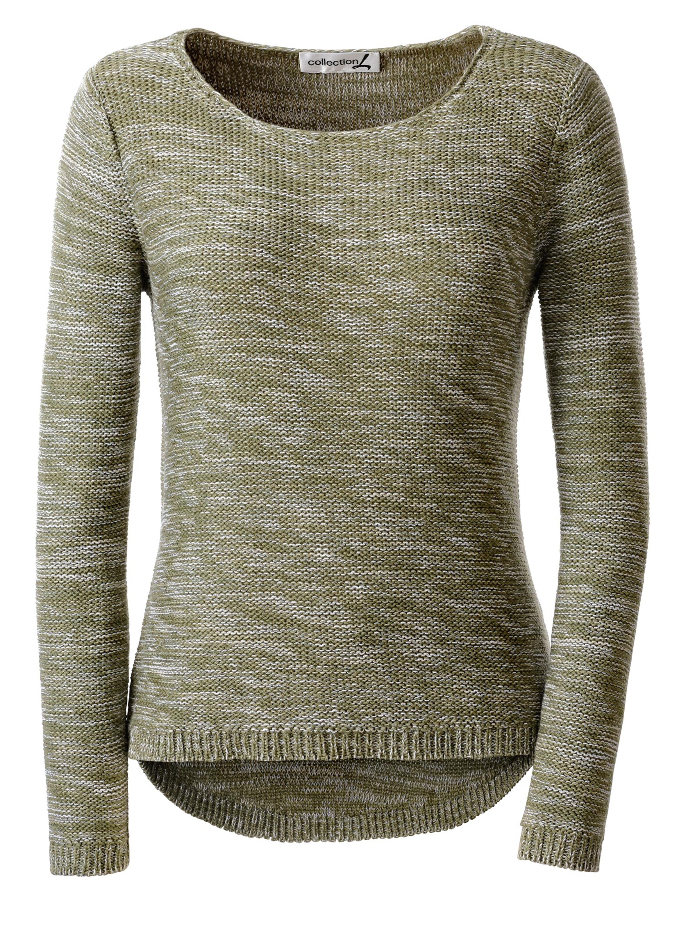 Collection L Pullover - schilf-meliert
