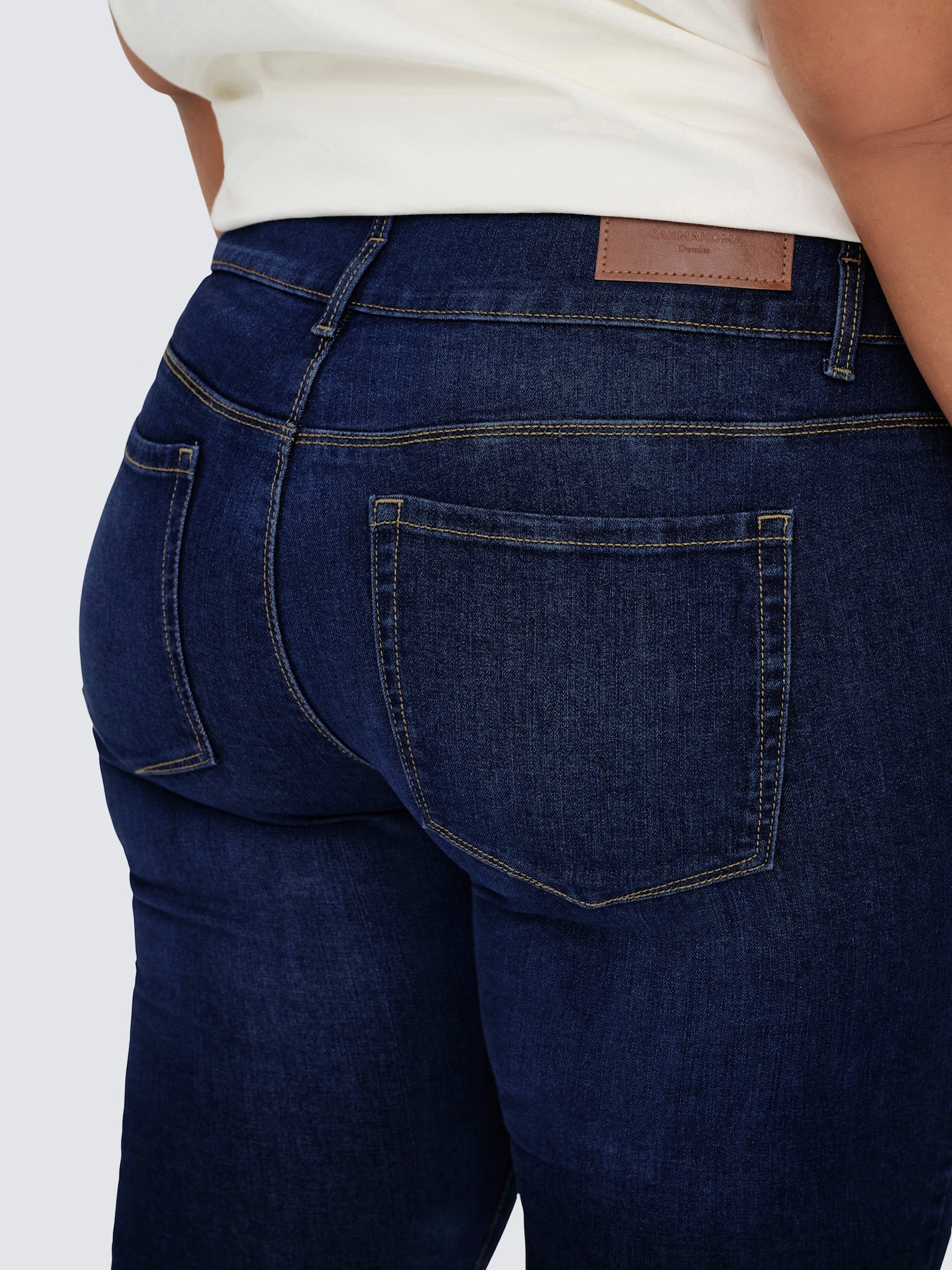 ONLY CARMAKOMA Skinny-fit-Jeans - medium blue denim