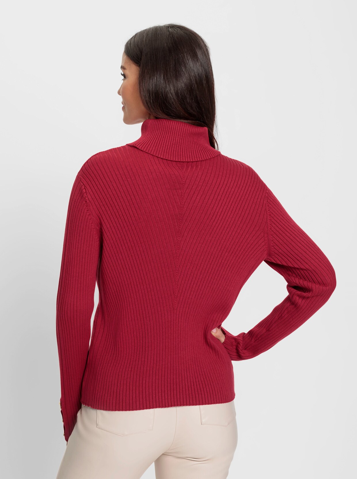 heine Rollkragenpullover - kirsche