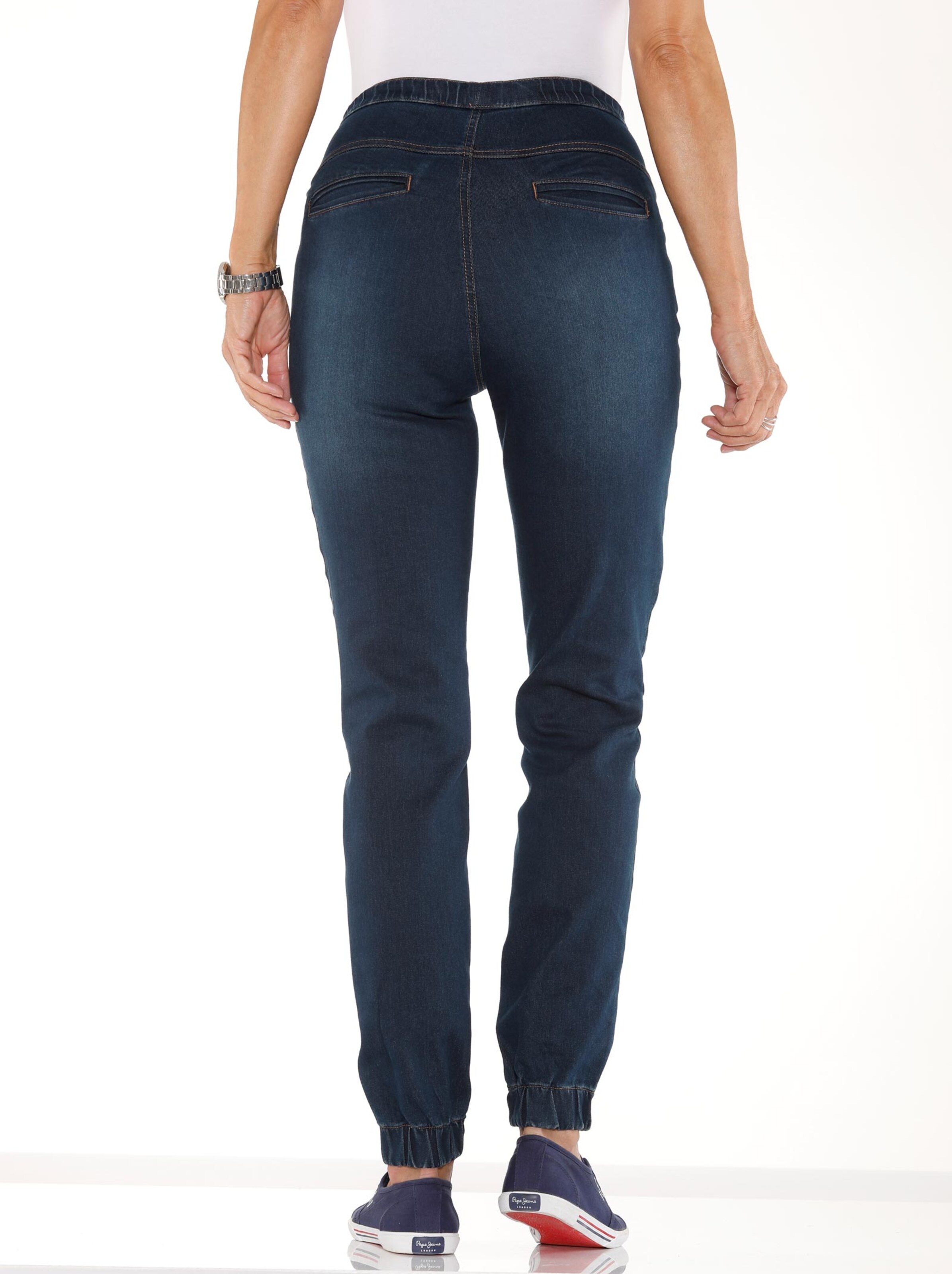 Damenmode Jeans Jeans in blue-stone-washed 