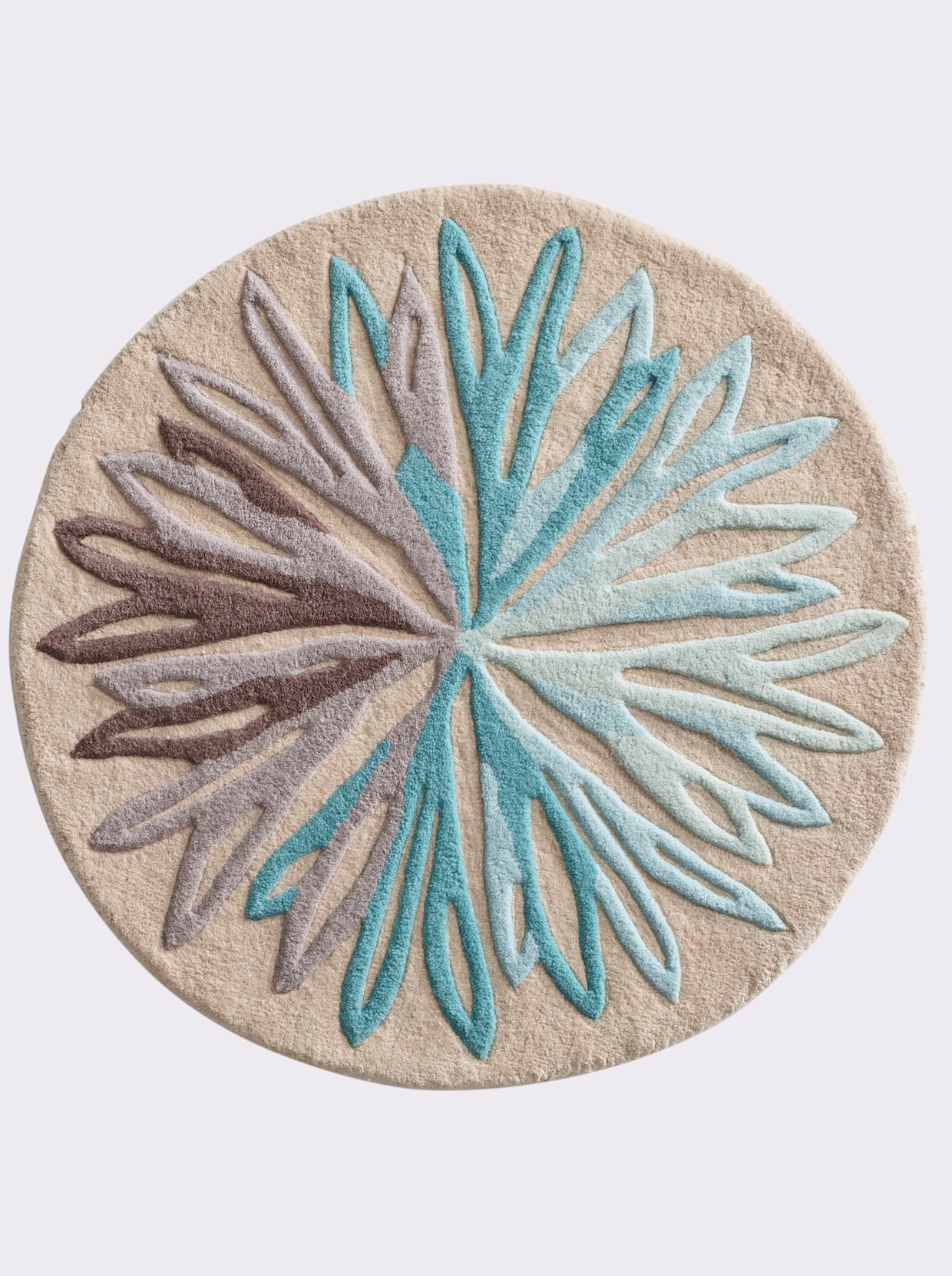 heine home Tapis à poils Longs - beige-turquoise