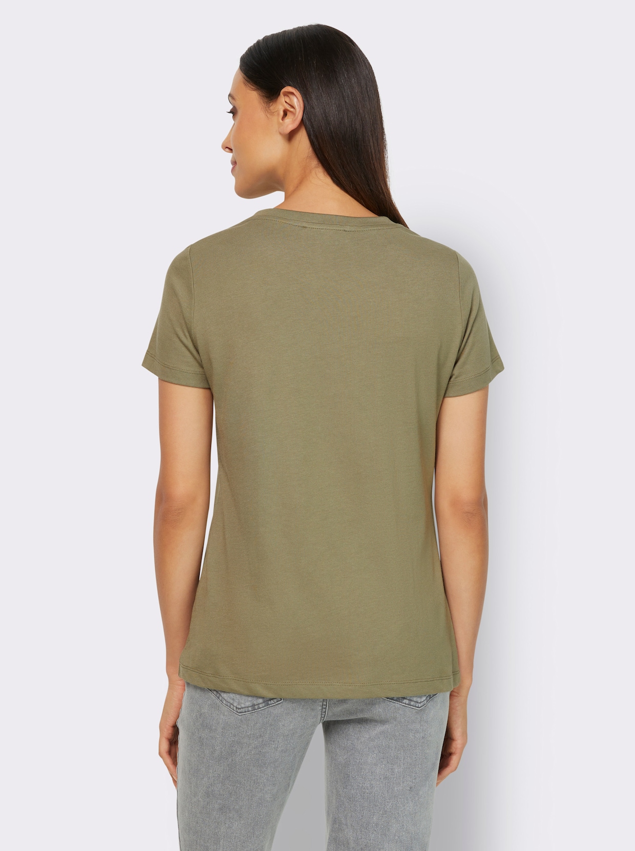 heine Shirt met print - kaki