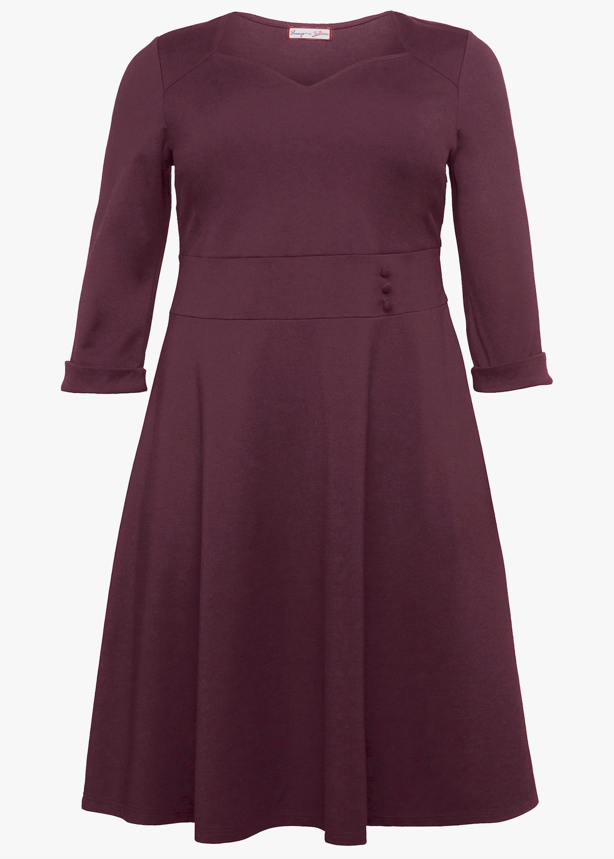 sheego by Joe Browns Cocktailkleid - burgund