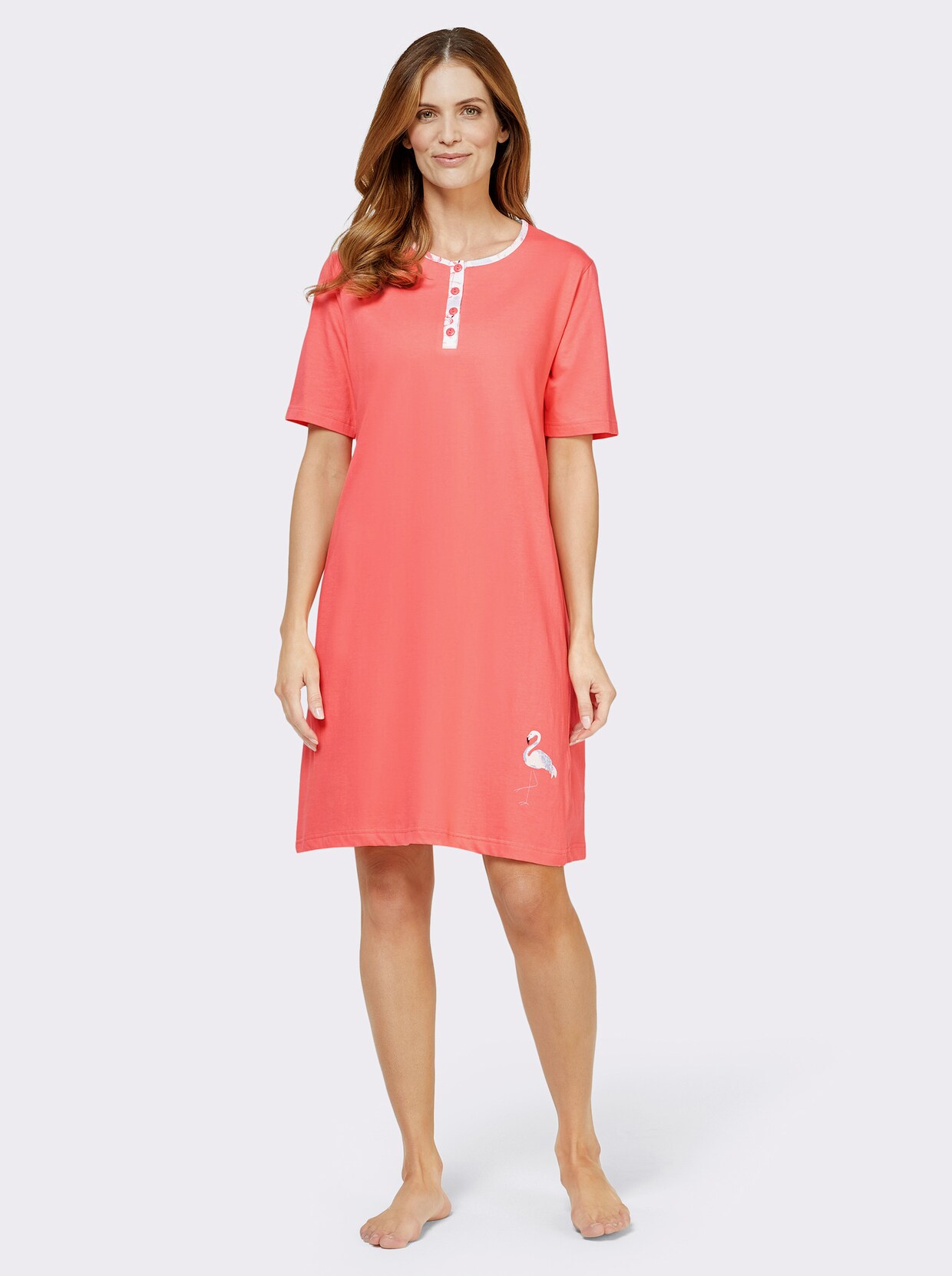 Normann Sleepshirts - mint + koralle