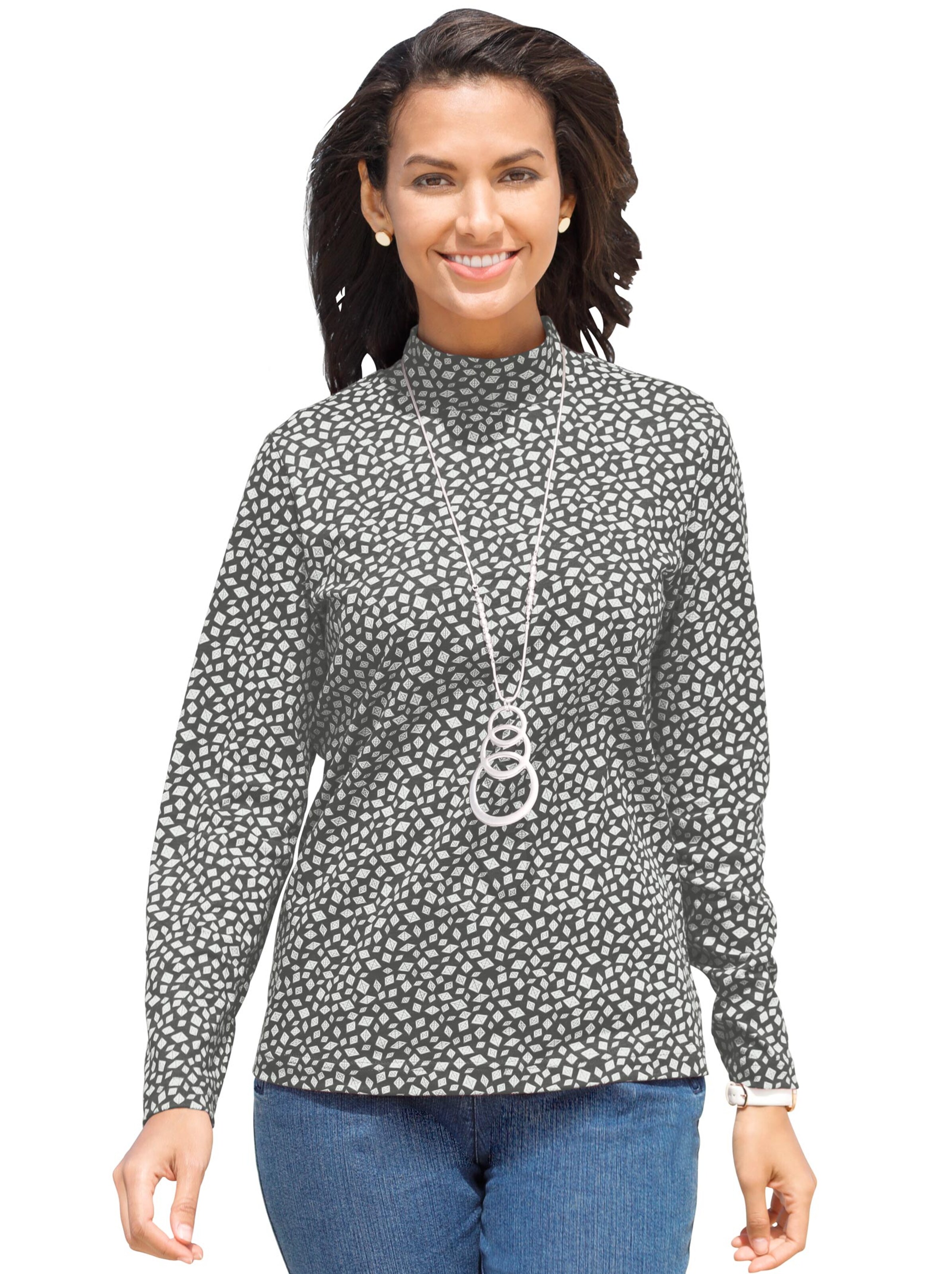 Shirt - grau-bedruckt