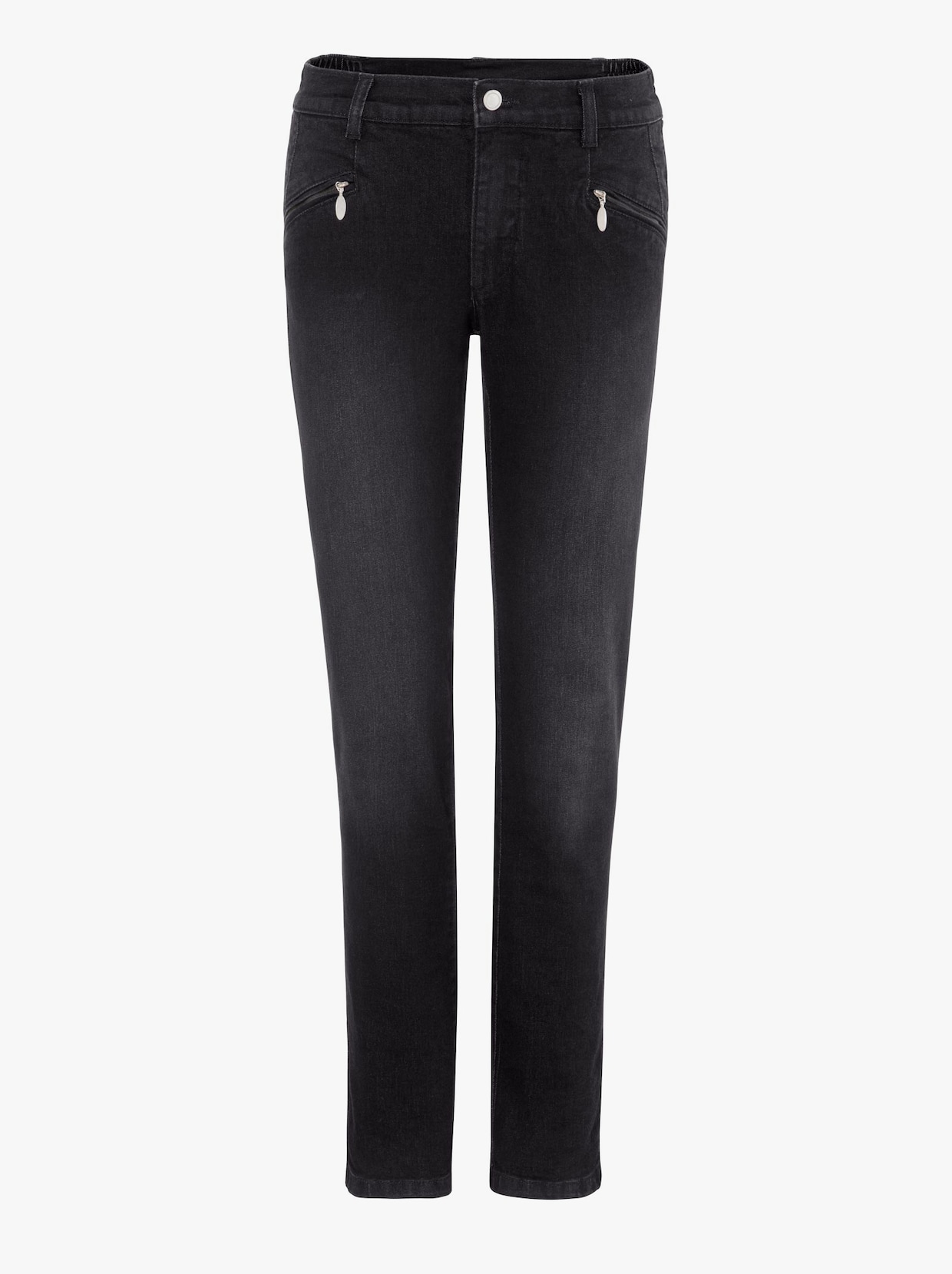 Jeans - black-denim