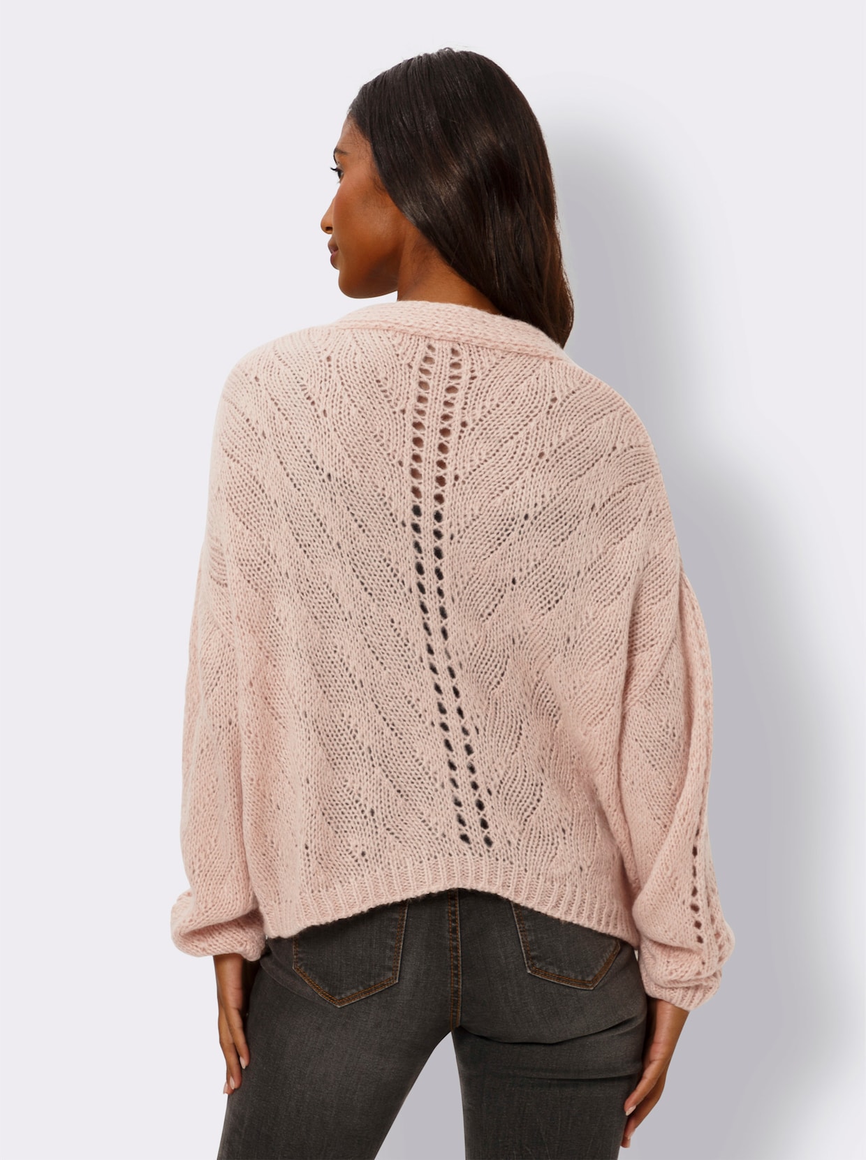 heine veste en tricot - couleur poudre