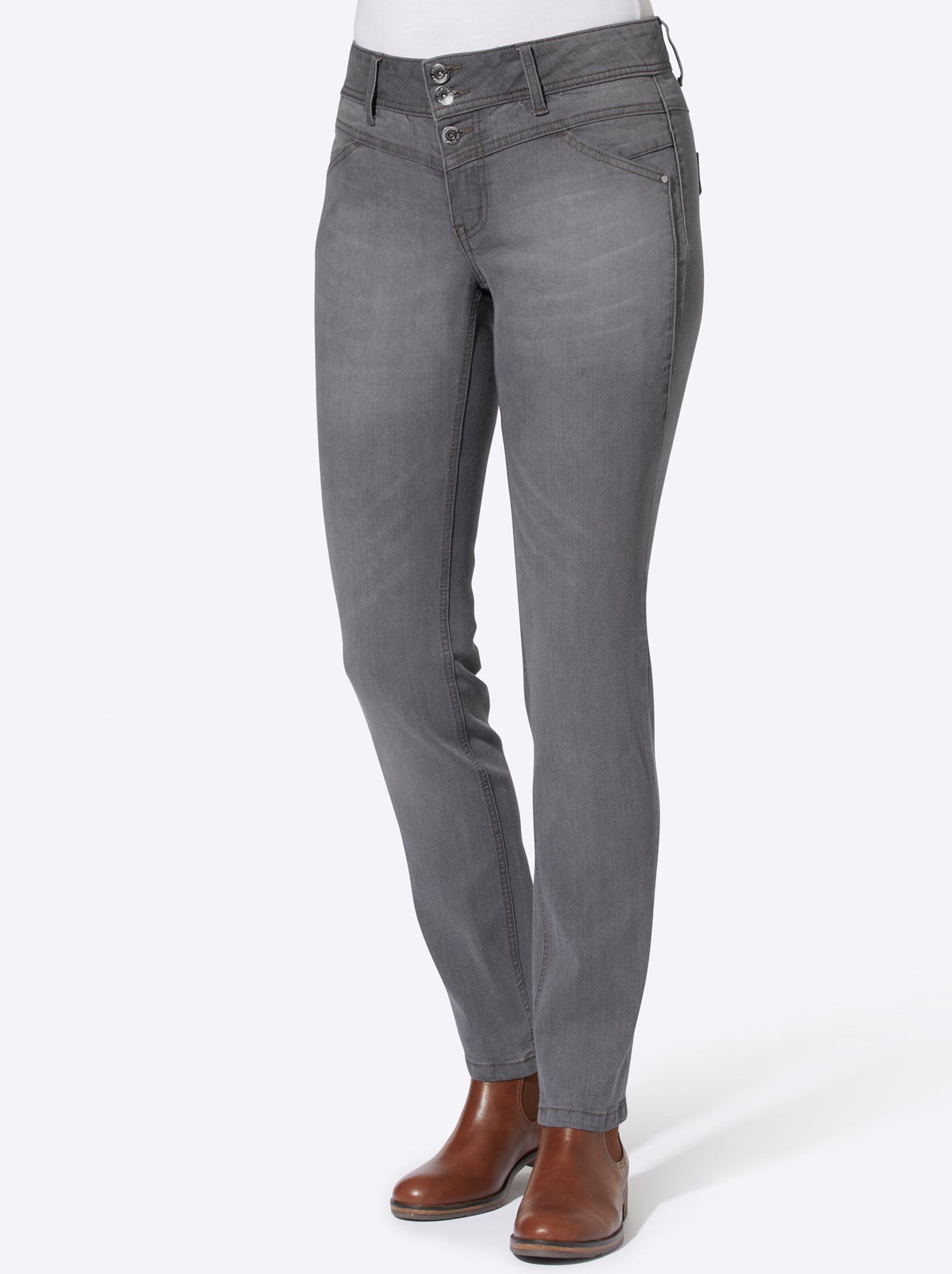 Damenmode Jeans Jeans in grey-denim 