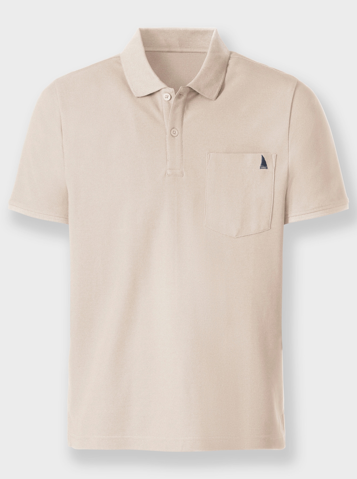 Catamaran Kurzarm-Poloshirt - elfenbein