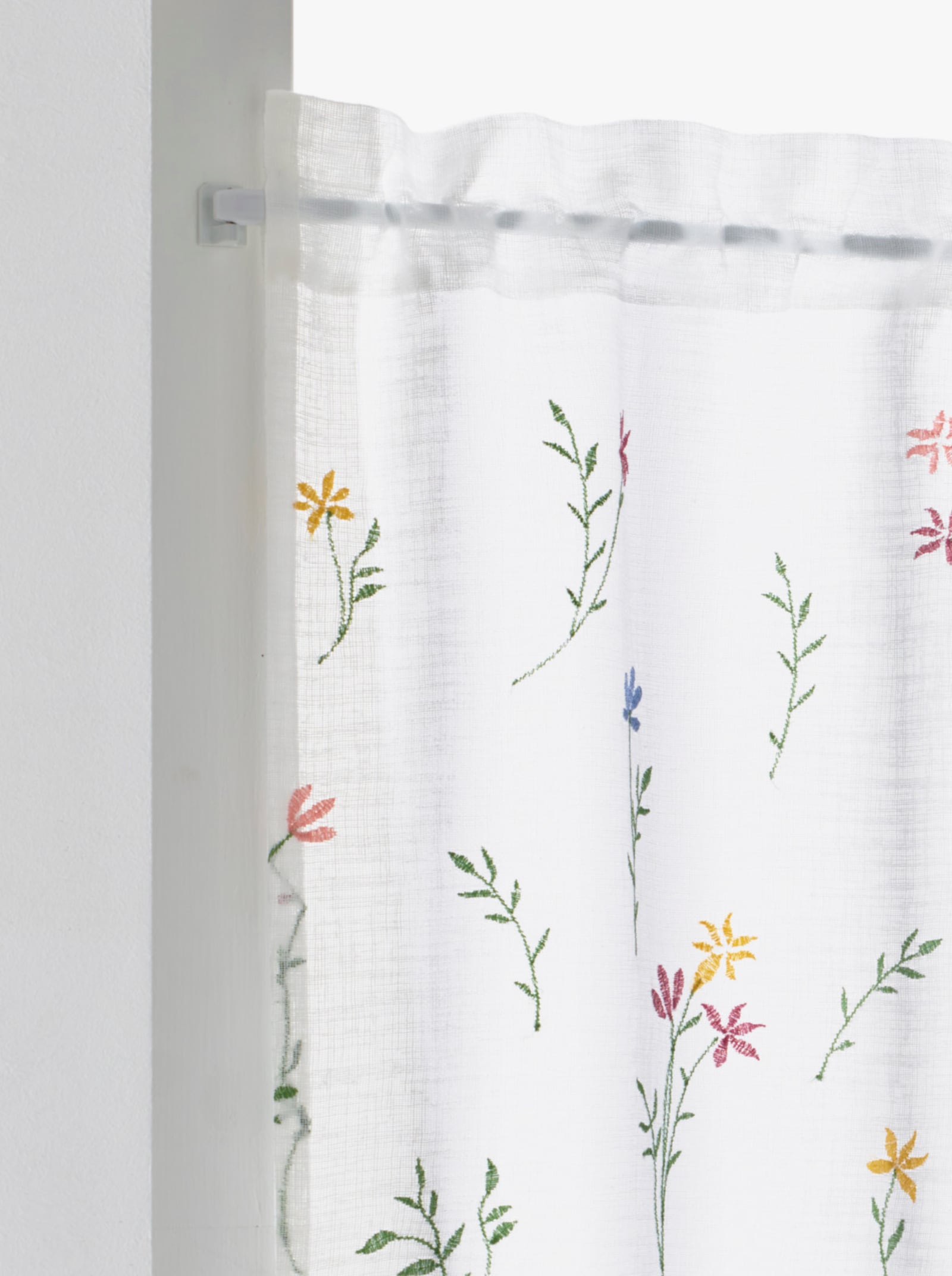 heine home Scheibengardine - weiß-bunt