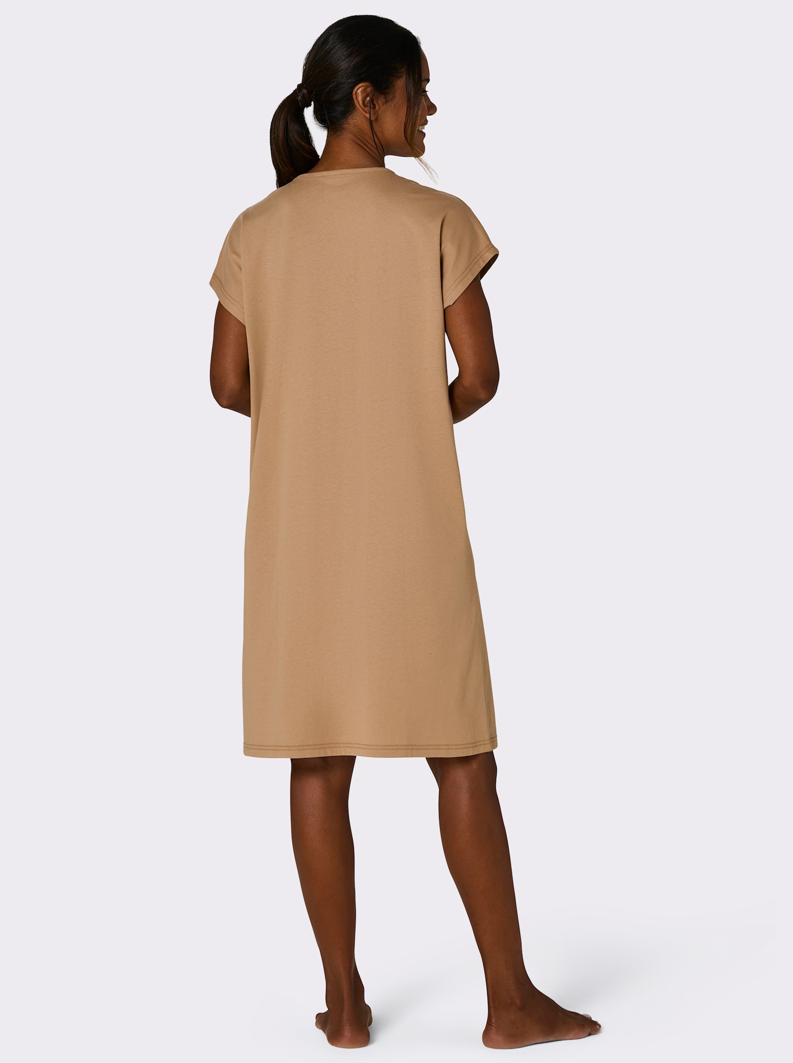 wäschepur Sleepshirts - camel + schoko