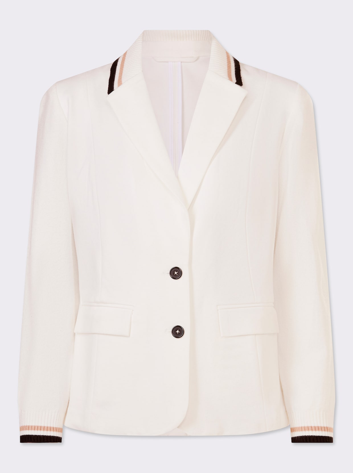 heine Blazer en jersey - écru