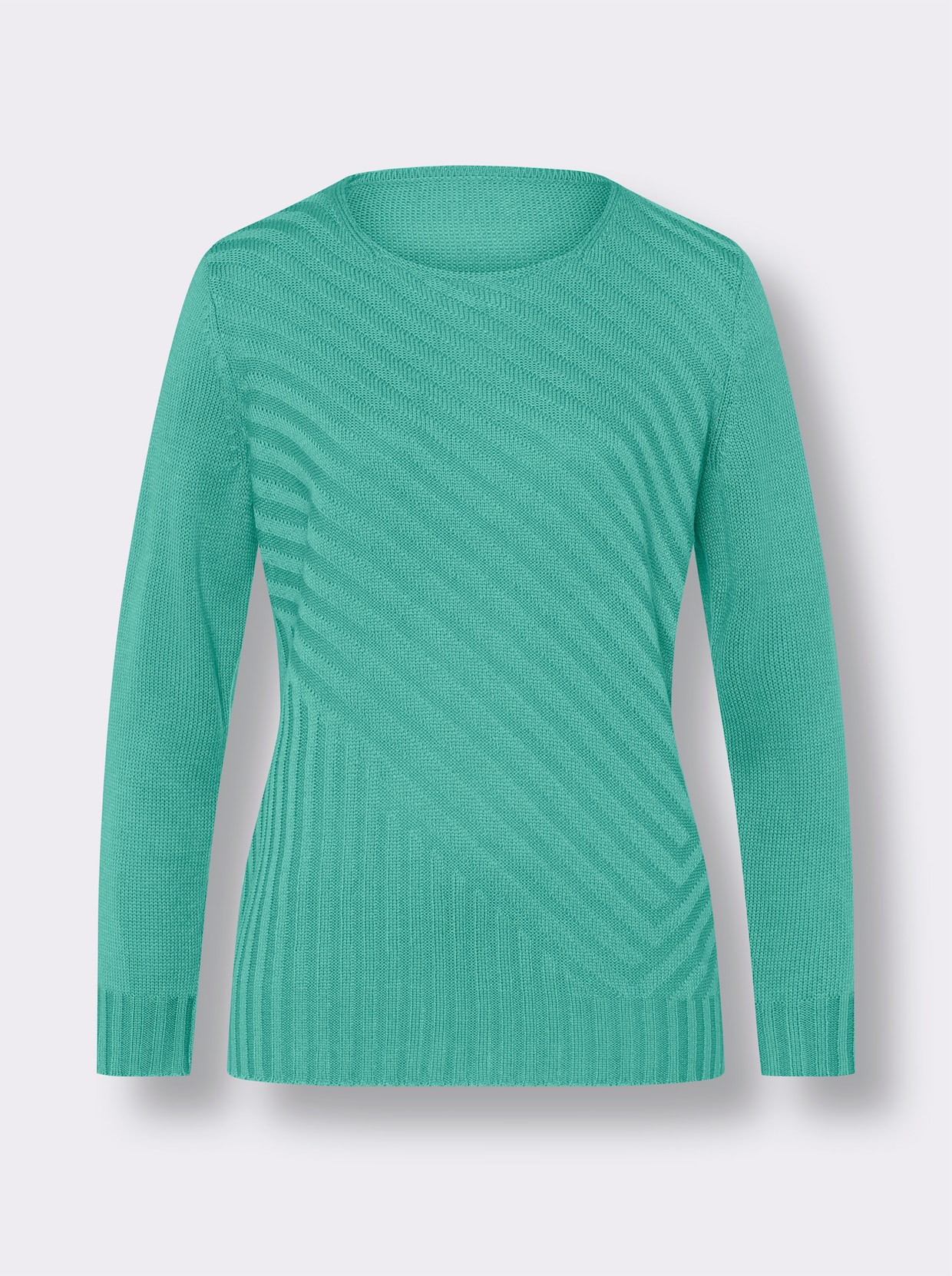 Pullover met lange mouwen - blauwgroen