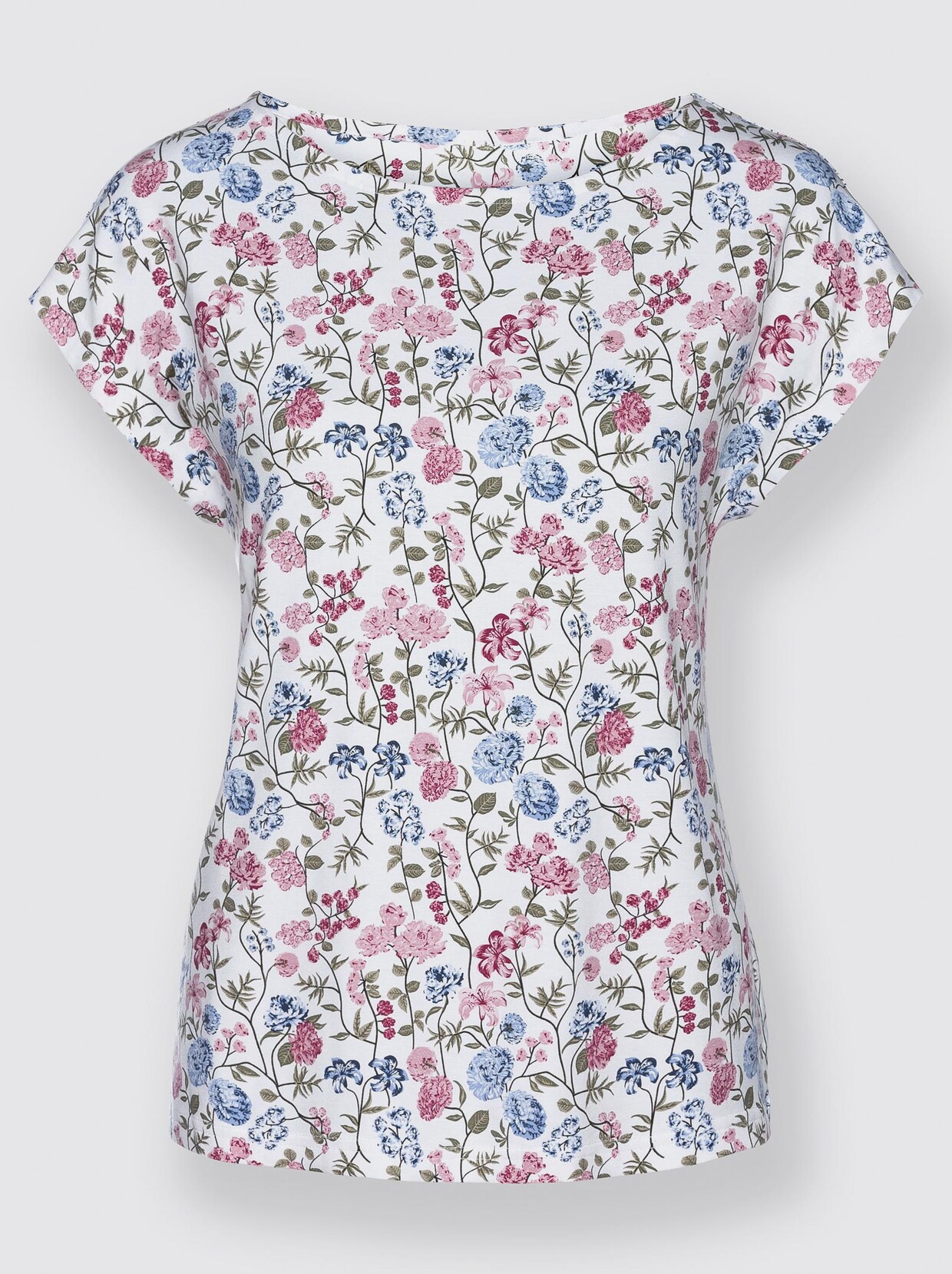 Shirt met print - roze/bleu geprint