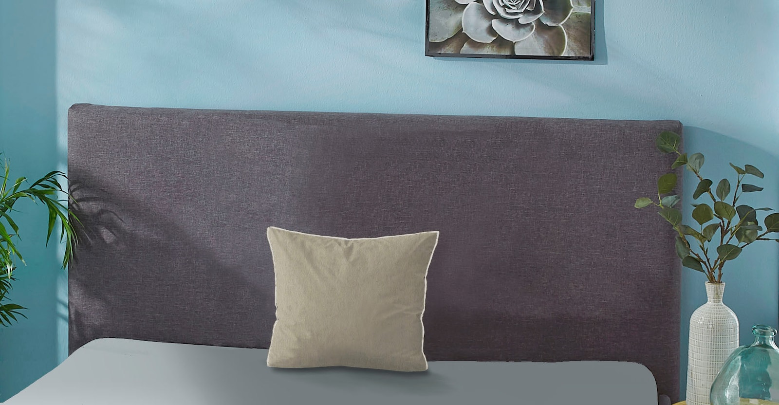 Biberna Bettwäsche - beige-grau