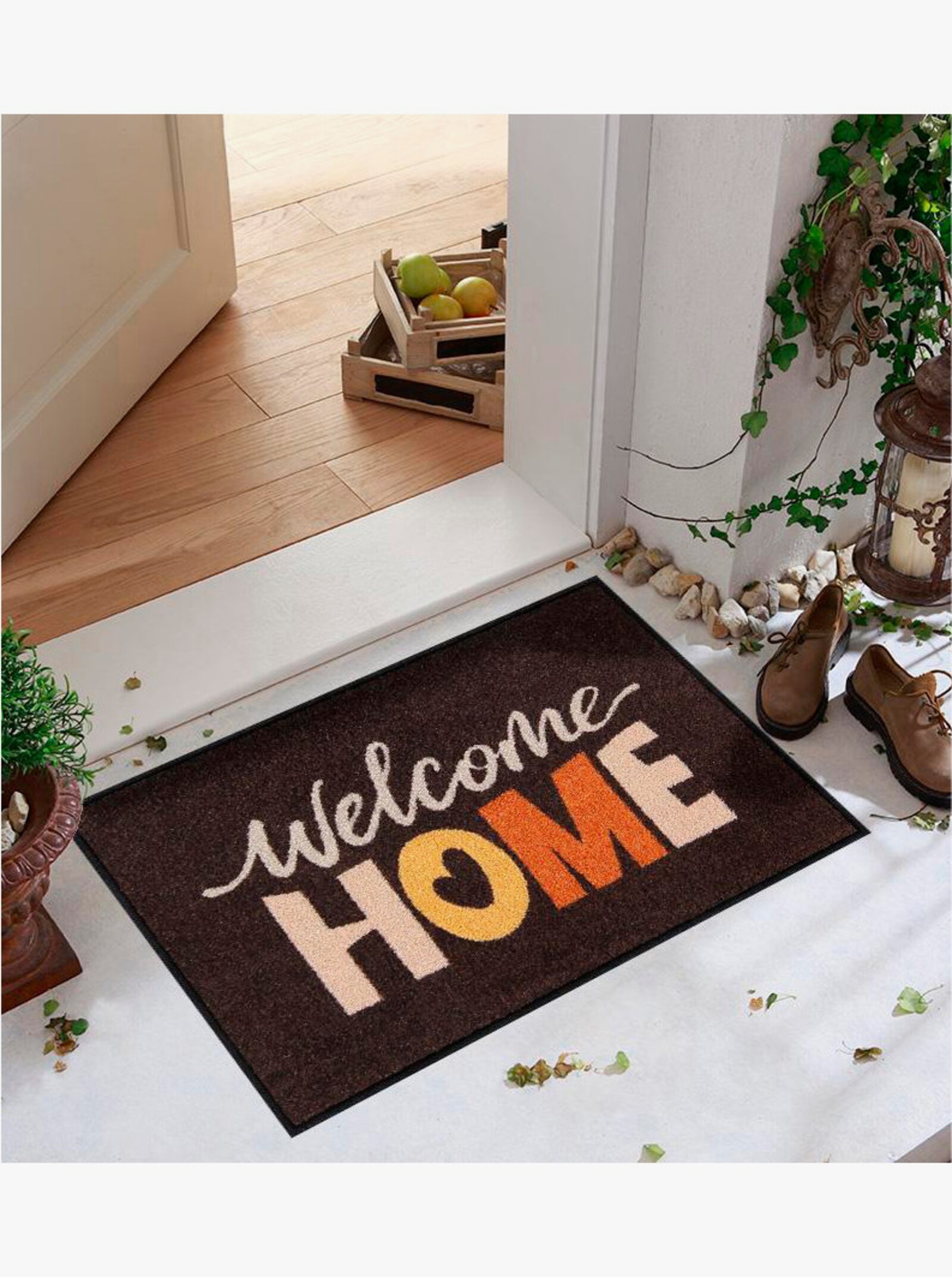 Salonloewe Fußmatte - braun-bedruckt