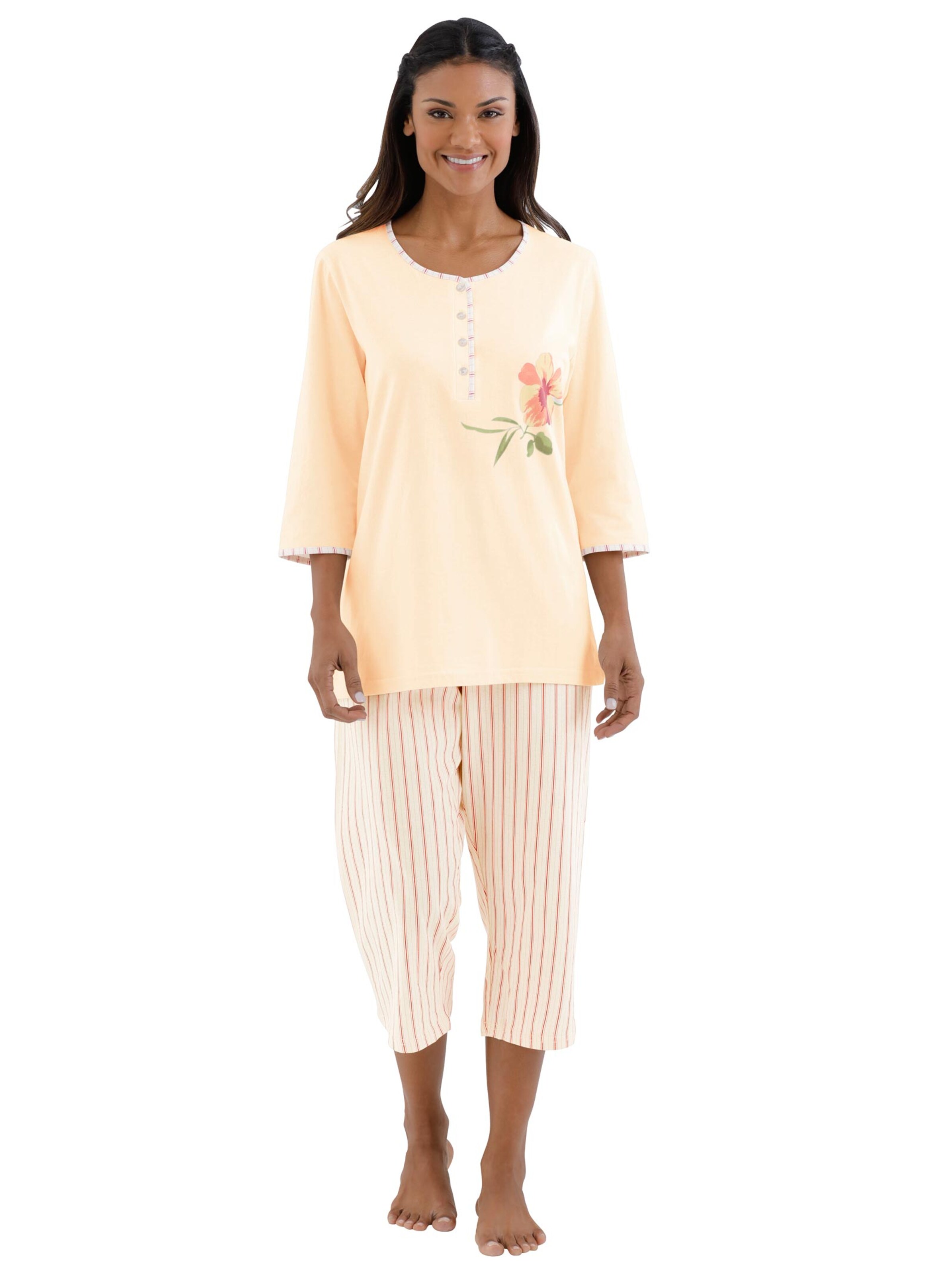 Ascafa Schlafanzüge - apricot + lind