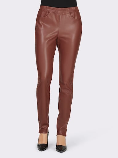 heine Legging - roodbruin