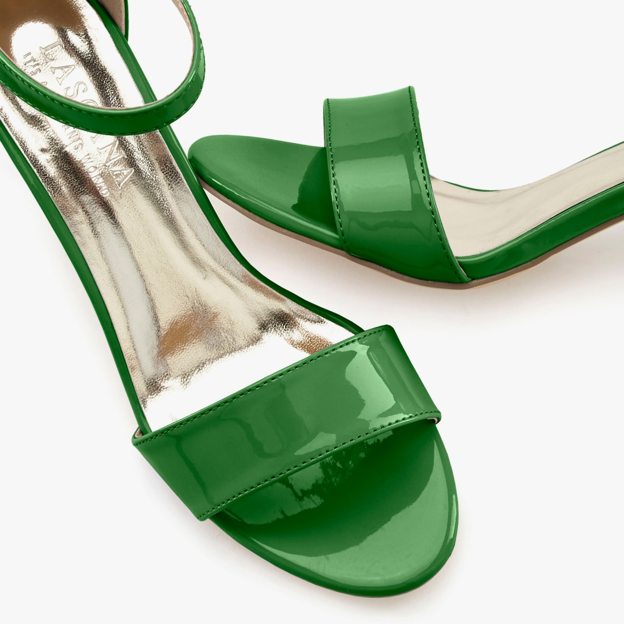 LASCANA Sandaal met hoge hak - groen