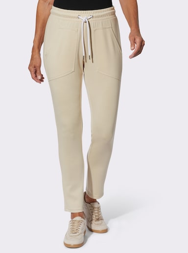 Jogg Pants mit Rundum-Dehnbund - sand